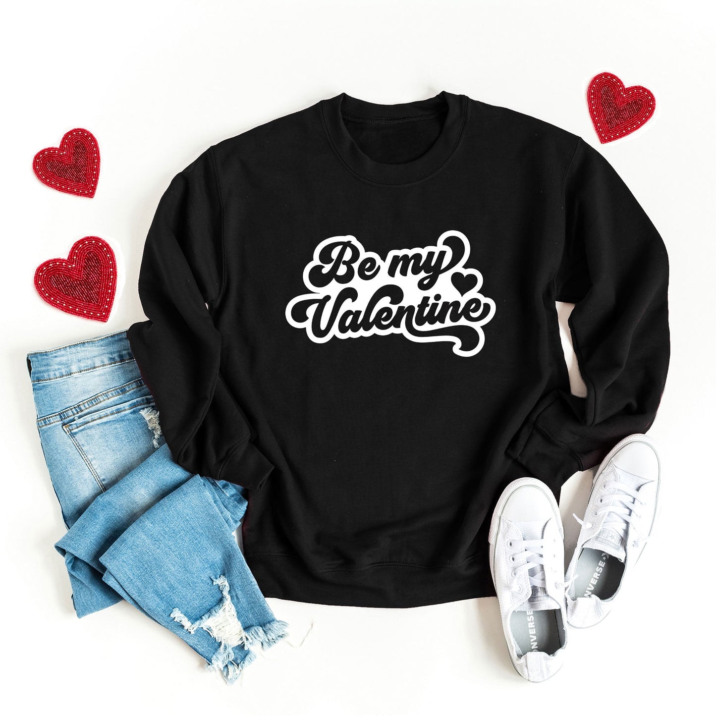 Be My Valentine Retro | Sweatshirt