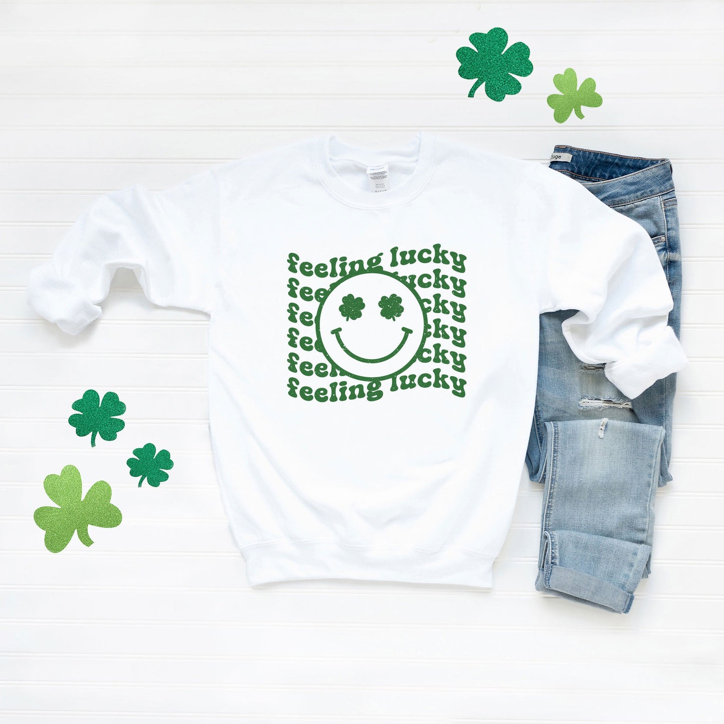 Feeling Lucky Stacked | Sweatshirt