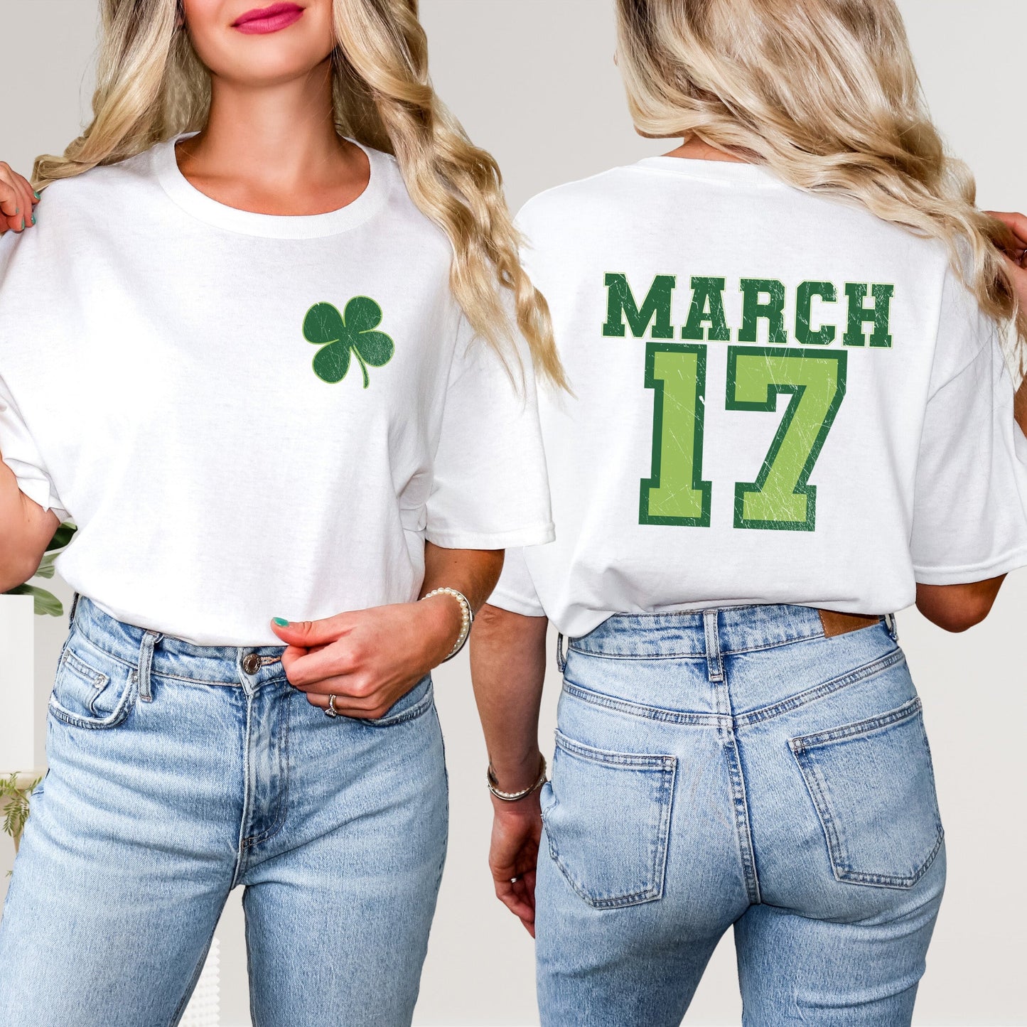 March Seventeenth | Front & Back Short Sleeve Graphic Tee