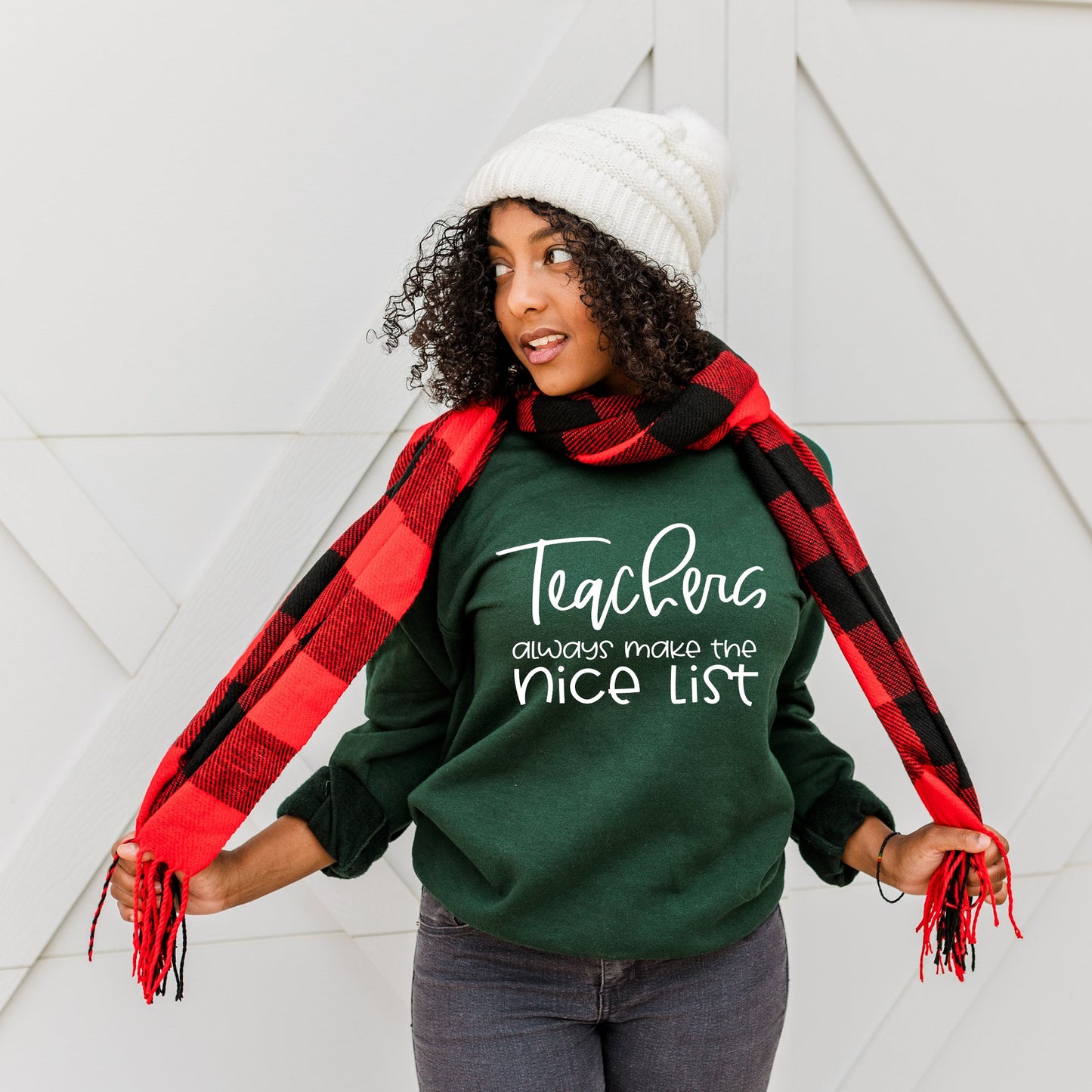Teachers Always Make The Nice List | Sweatshirt
