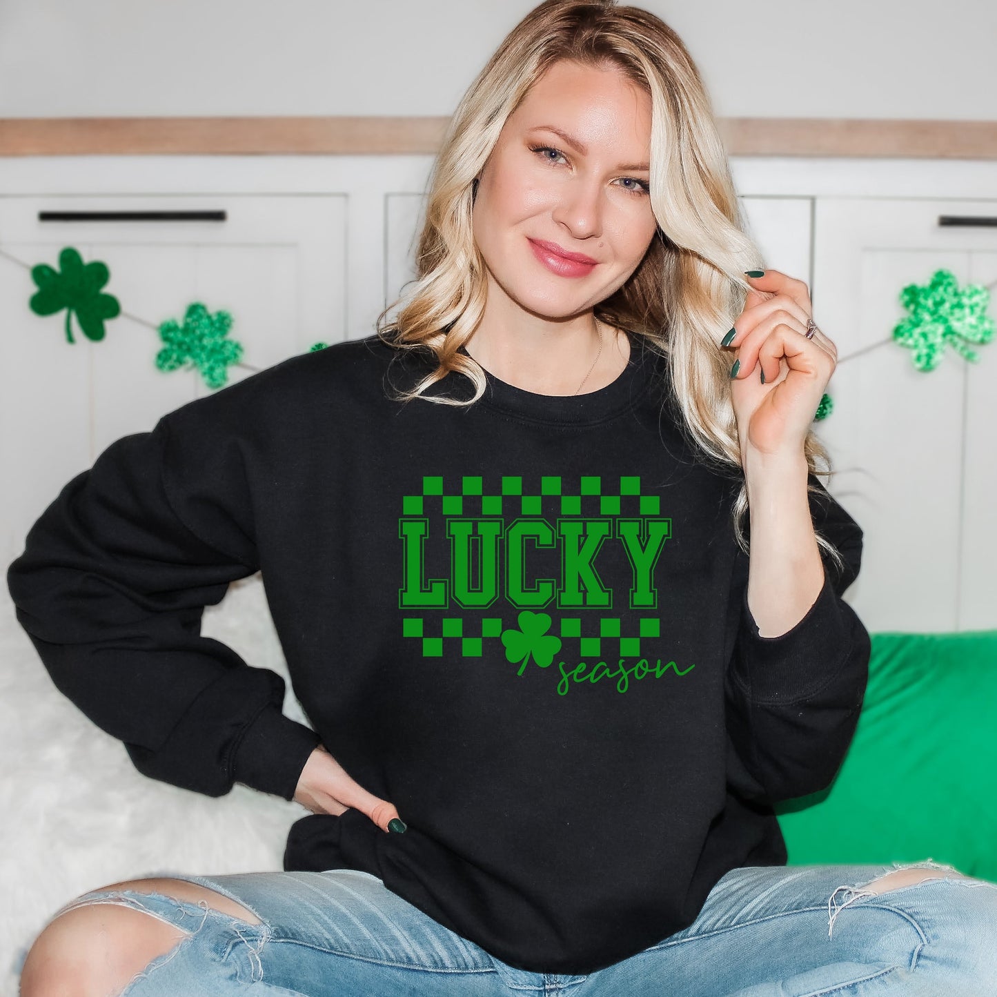 Lucky Season Checkered | Sweatshirt