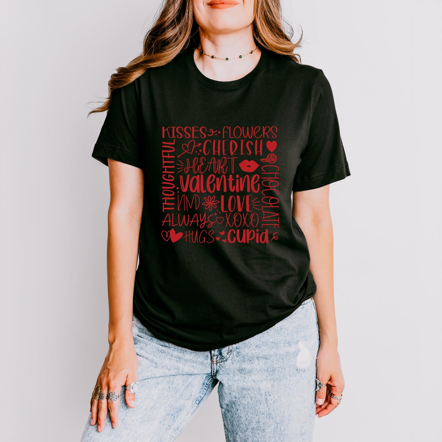 Valentine Collage | Short Sleeve Graphic Tee