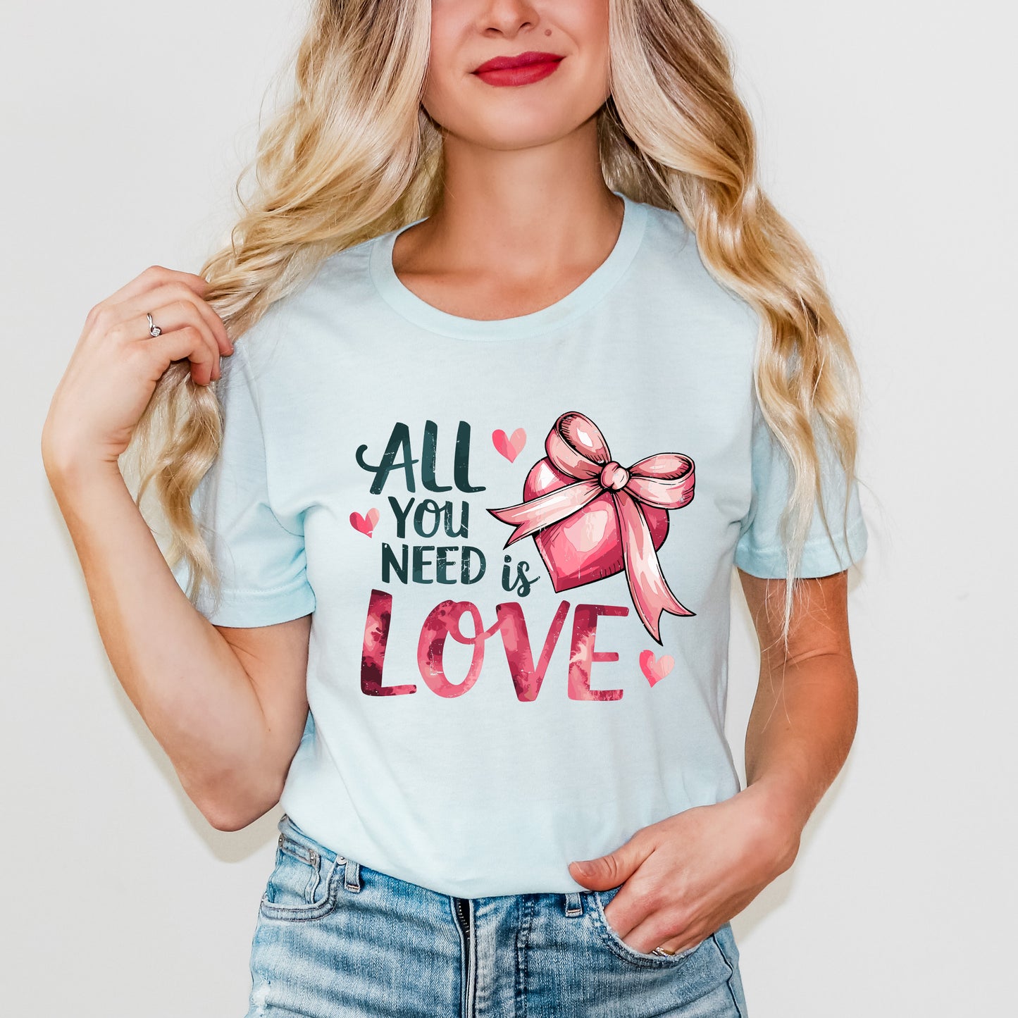 All You Need Is Love Coquette | Short Sleeve Graphic Tee