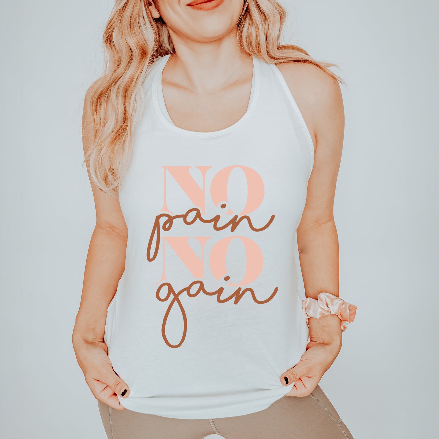 No Pain No Gain | Racerback Tank