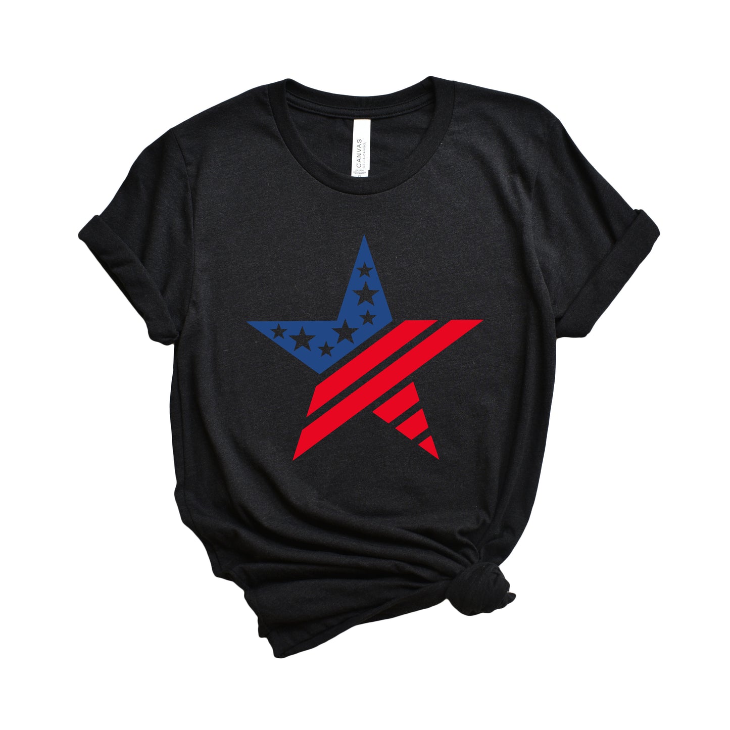 Patriotic Star | Short Sleeve Crew Neck