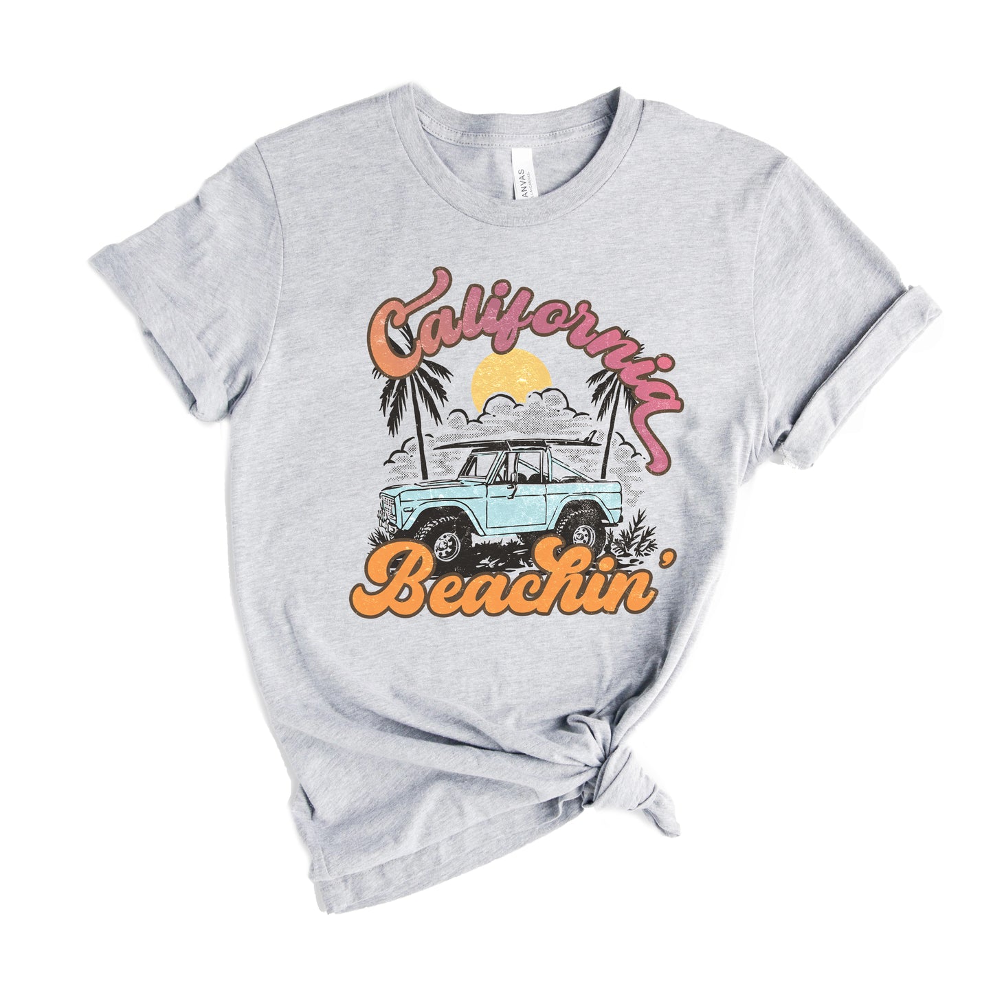 California Beachin Car | Short Sleeve Graphic Tee