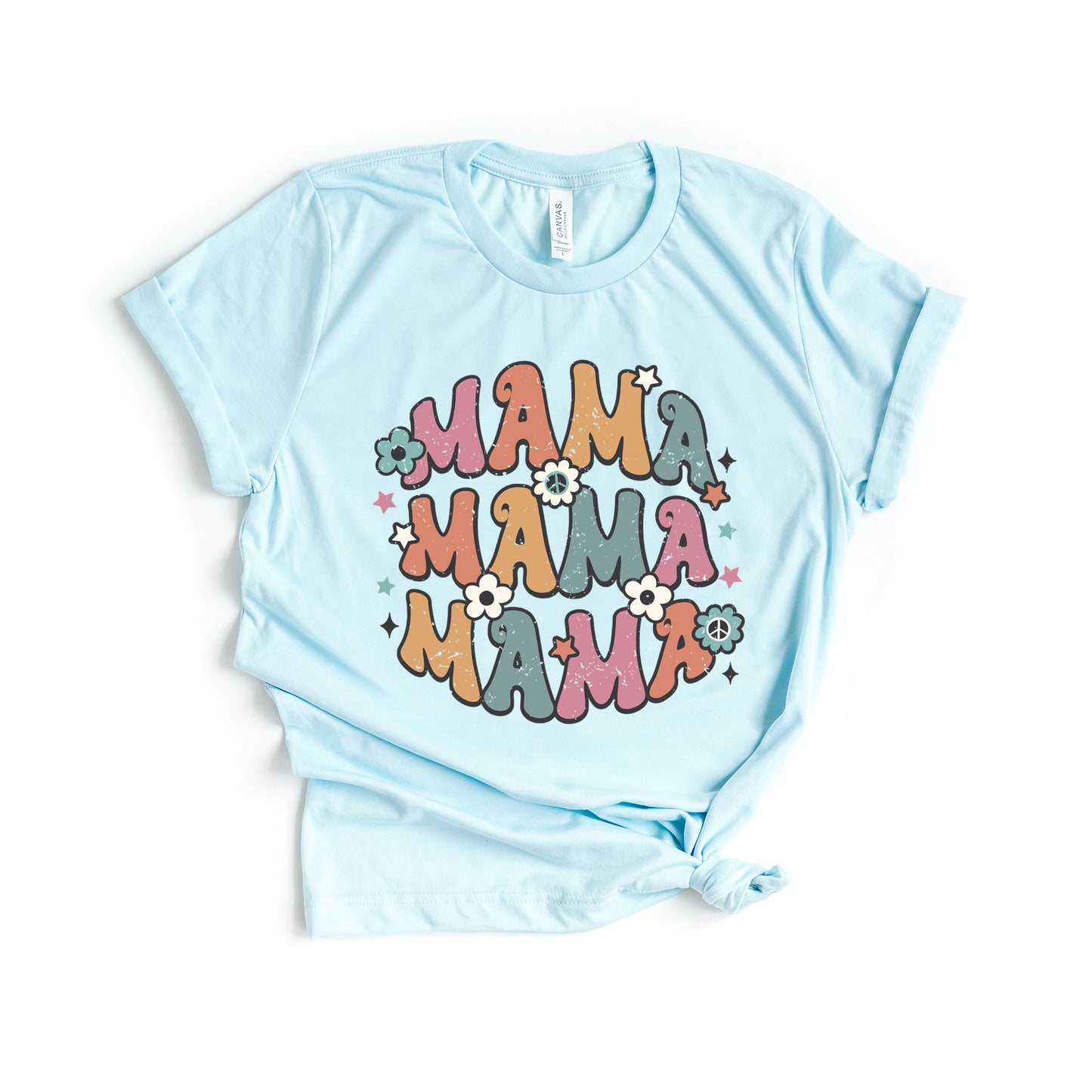 Retro Mama Stacked | Short Sleeve Graphic Tee