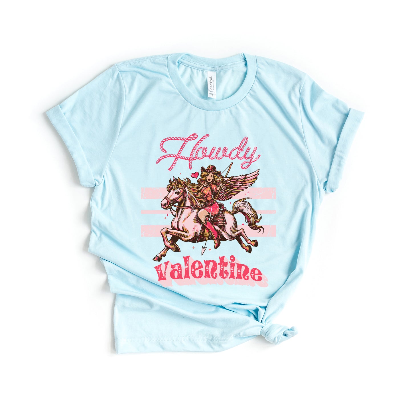 Howdy Valentine Horse | Short Sleeve Graphic Tee