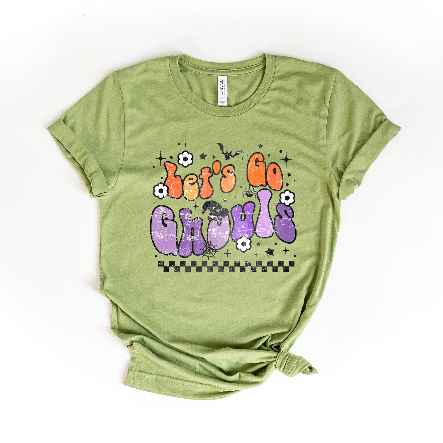 Let's Go Ghouls Flowers | Short Sleeve Graphic Tee