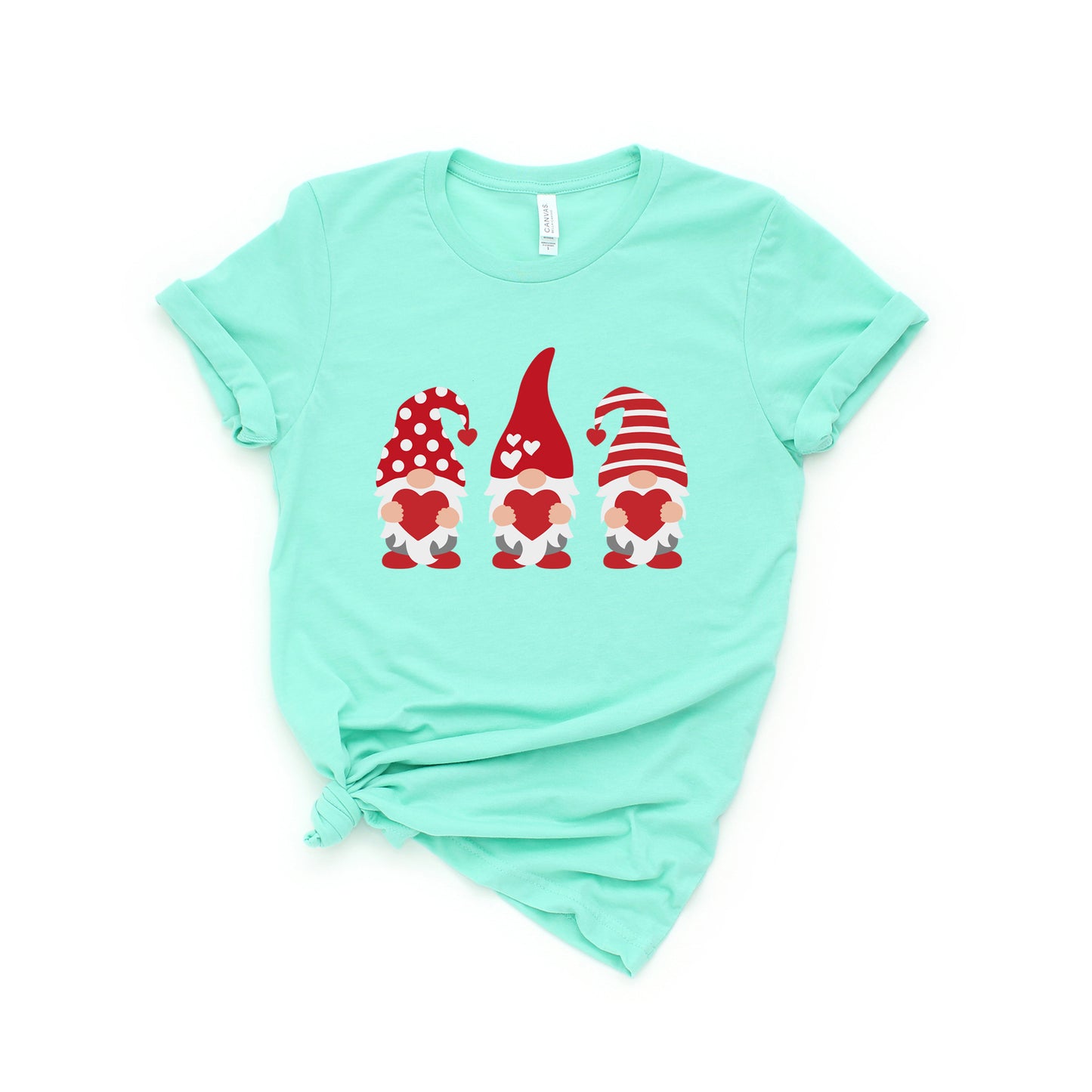 Valentine's Gnomes | Short Sleeve Graphic Tee