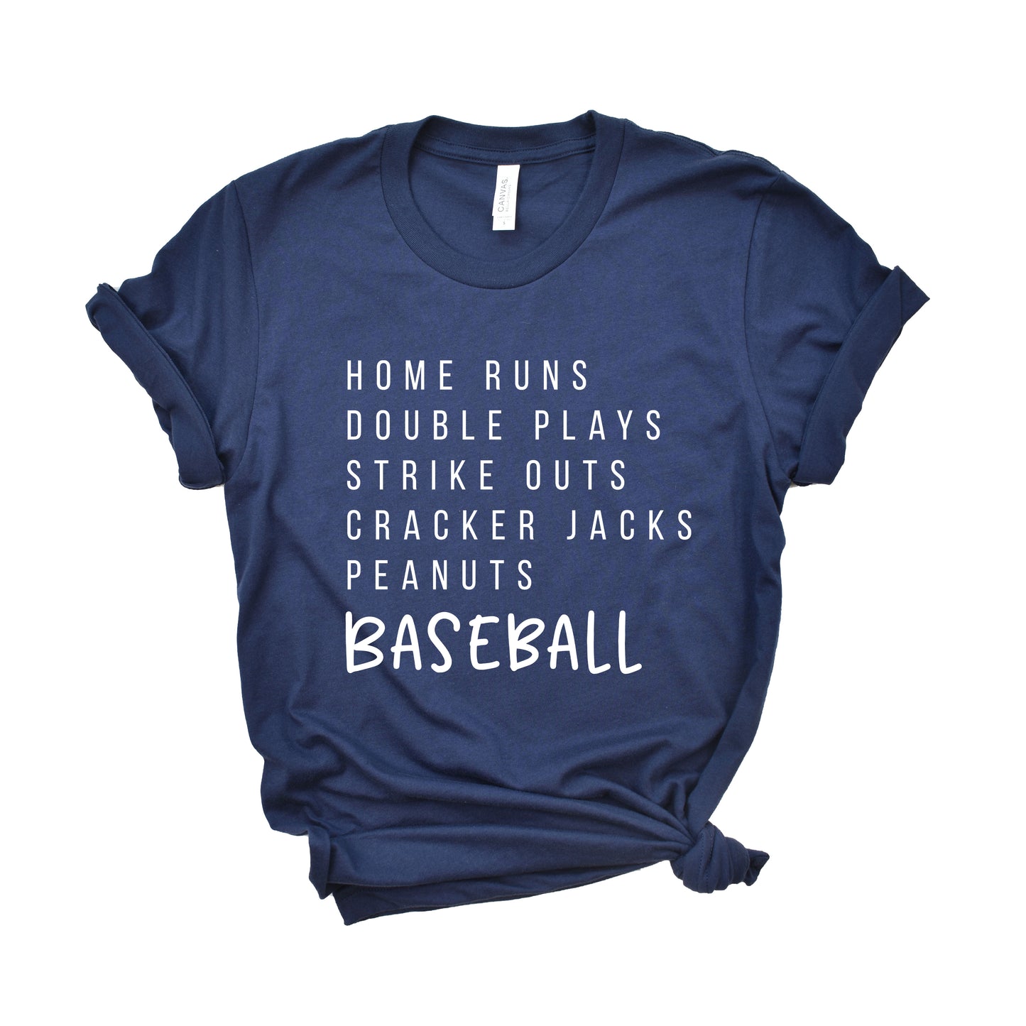 Baseball Words | Short Sleeve Graphic Tee