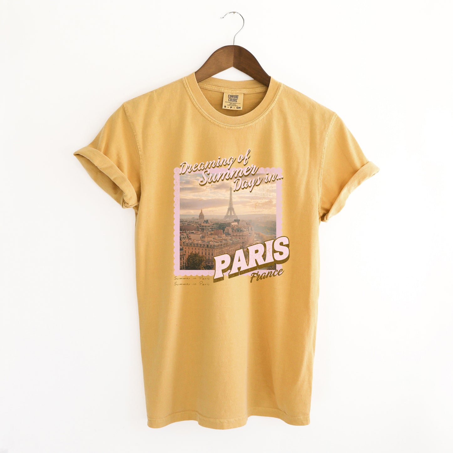 Dreaming Of Paris | Garment Dyed Short Sleeve Tee