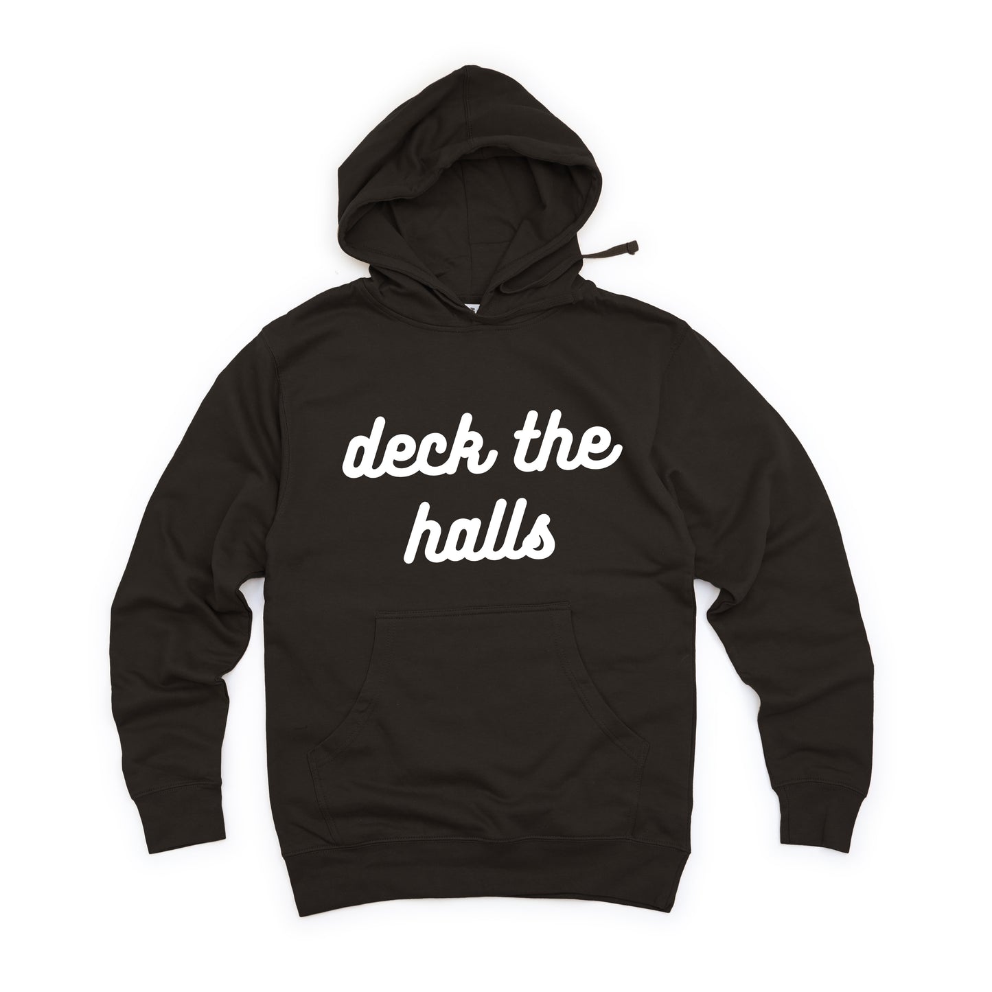 Deck The Halls Bold Cursive | Hoodie