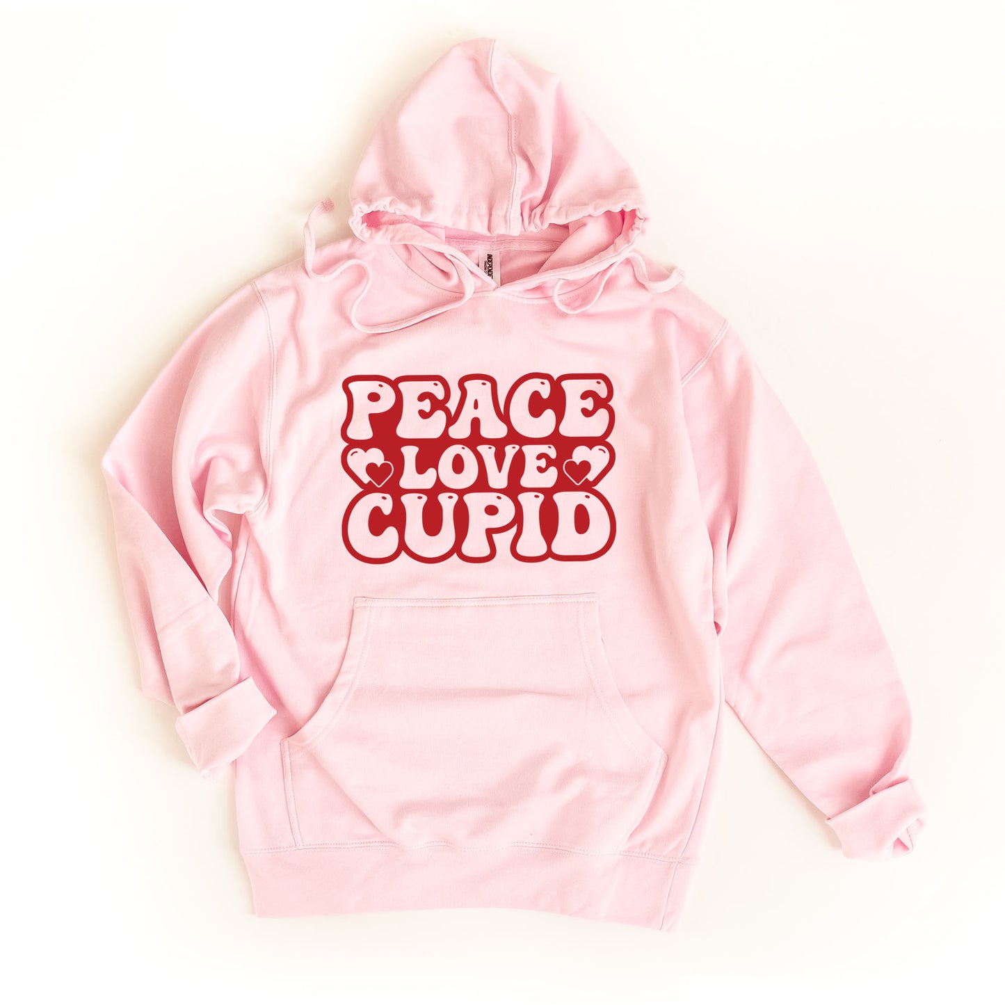 Peace Love Cupid Balloon Letters | Hoodie