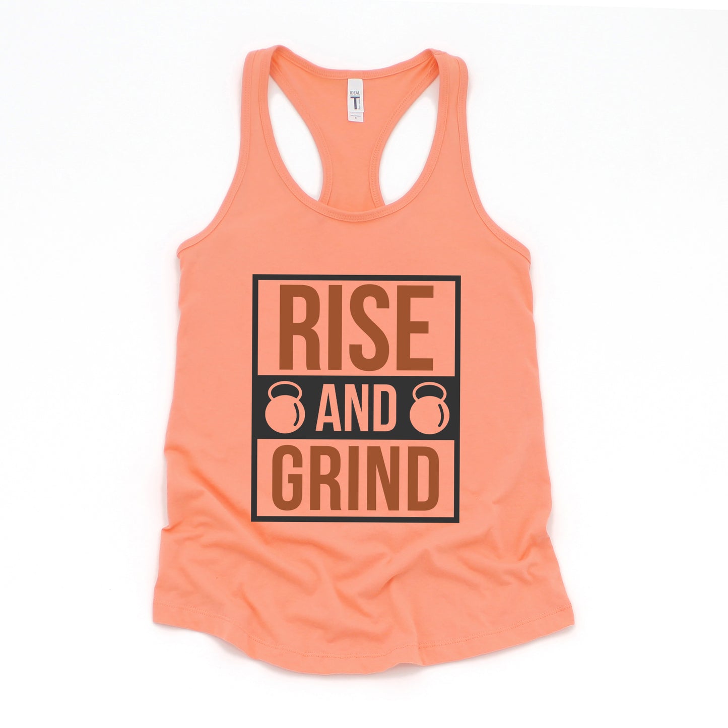 Rise And Grind Kettlebell | Racerback Tank