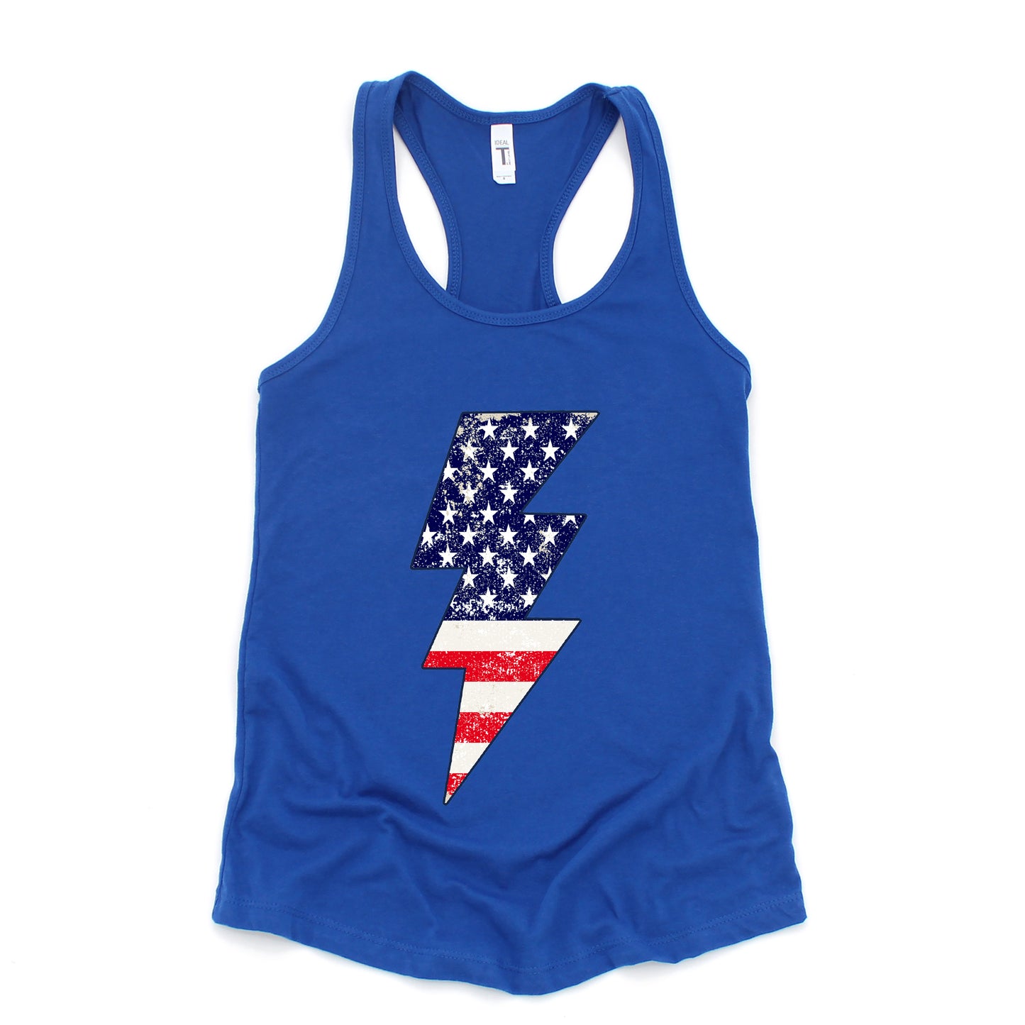 America Lightning Bolt | Racerback Tank