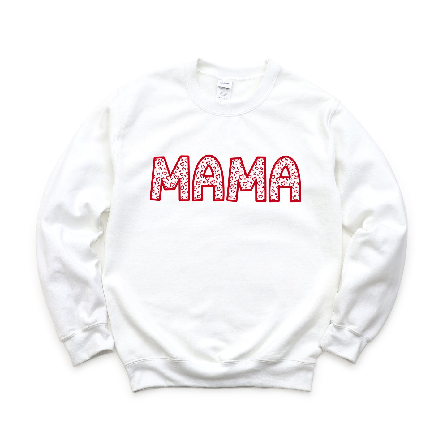 Mama Leopard Hearts | Sweatshirt