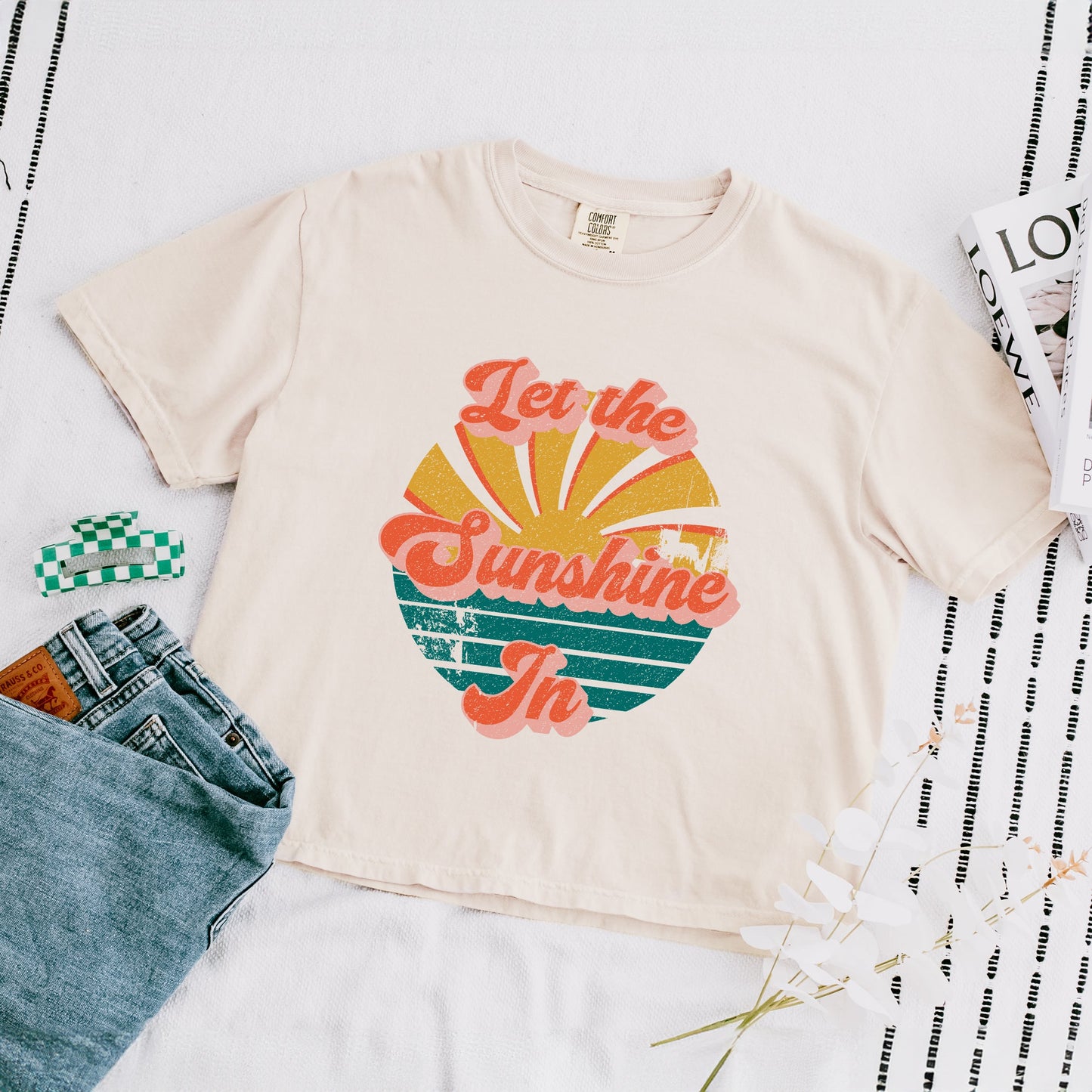 Let The Sunshine In | Relaxed Fit Cropped Tee