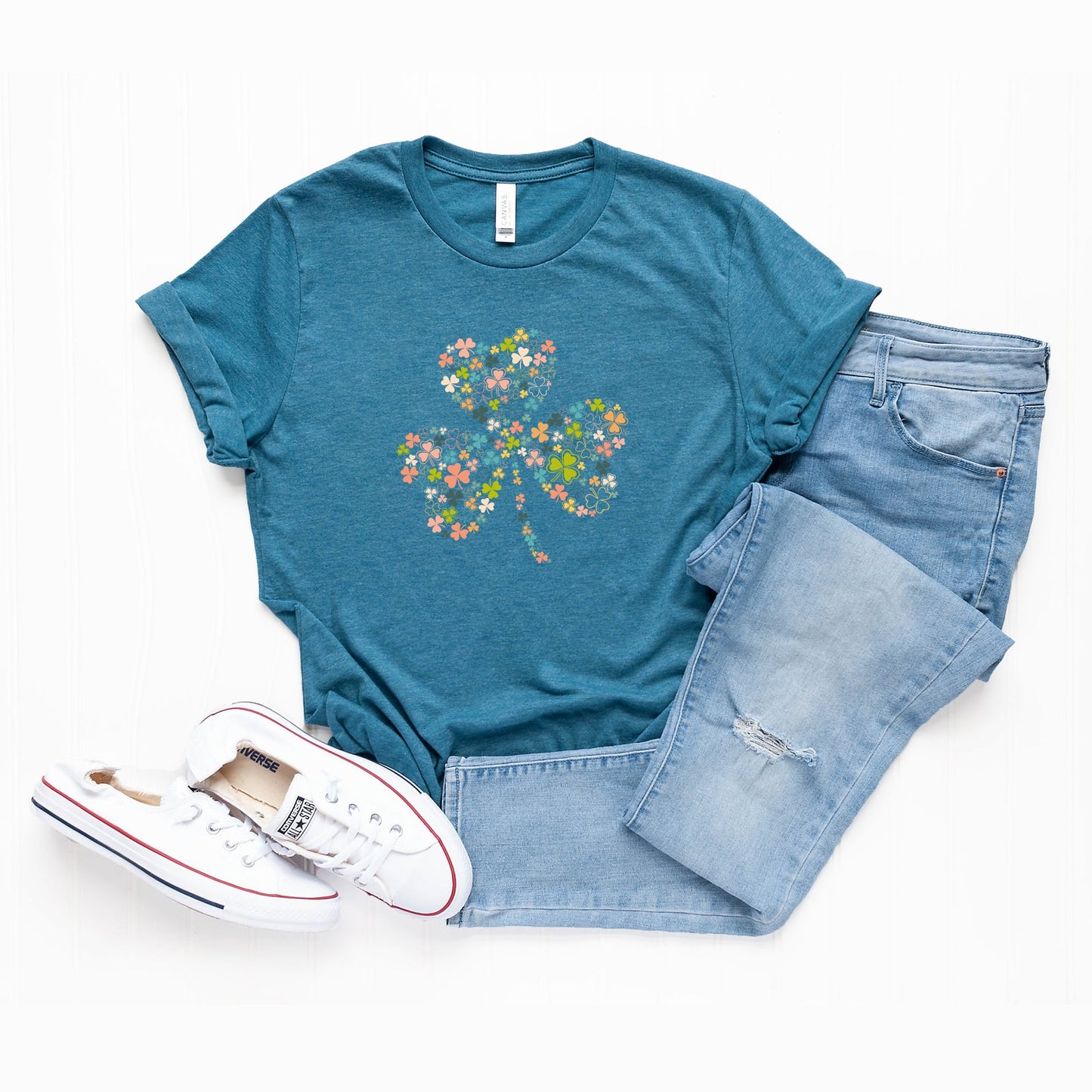 Color Shamrocks | Short Sleeve Graphic Tee