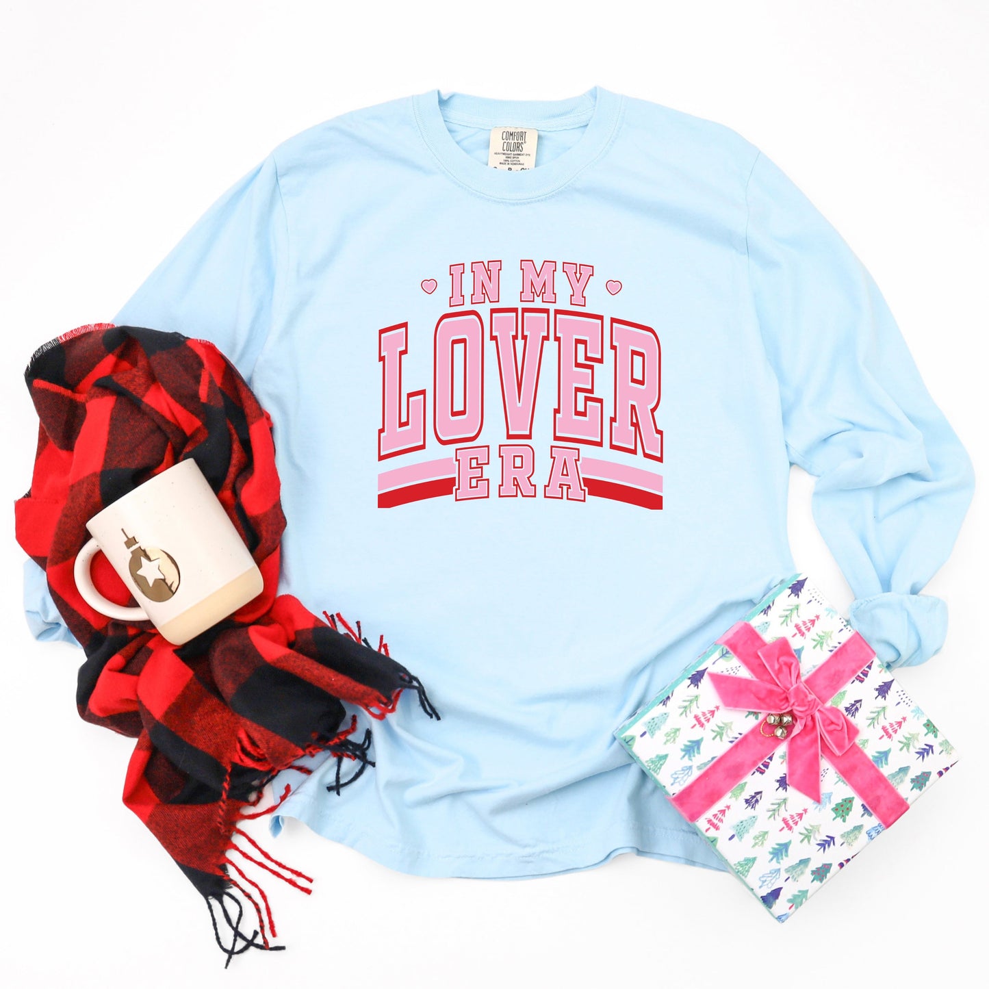 In My Lover Era Varsity | Garment Dyed Long Sleeve