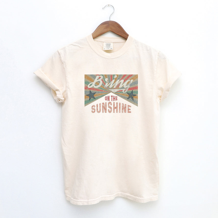 Bring On The Sunshine Stars | Garment Dyed Short Sleeve Tee