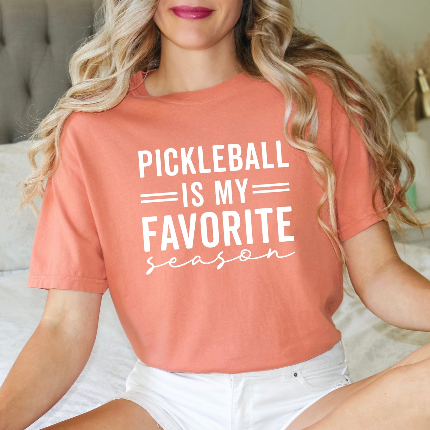 Pickleball Is My Favorite Season | Garment Dyed Short Sleeve Tee