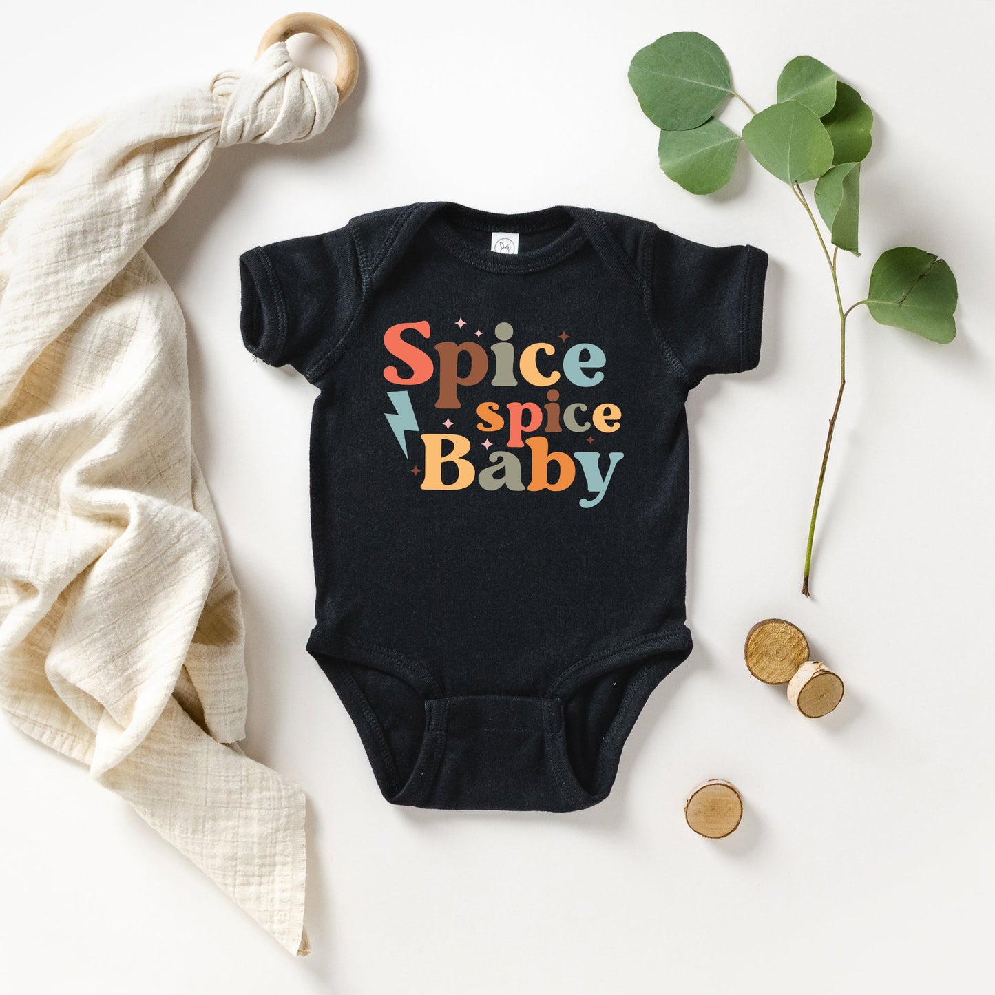 Spice Spice Baby | Baby Graphic Short Sleeve Bodysuit