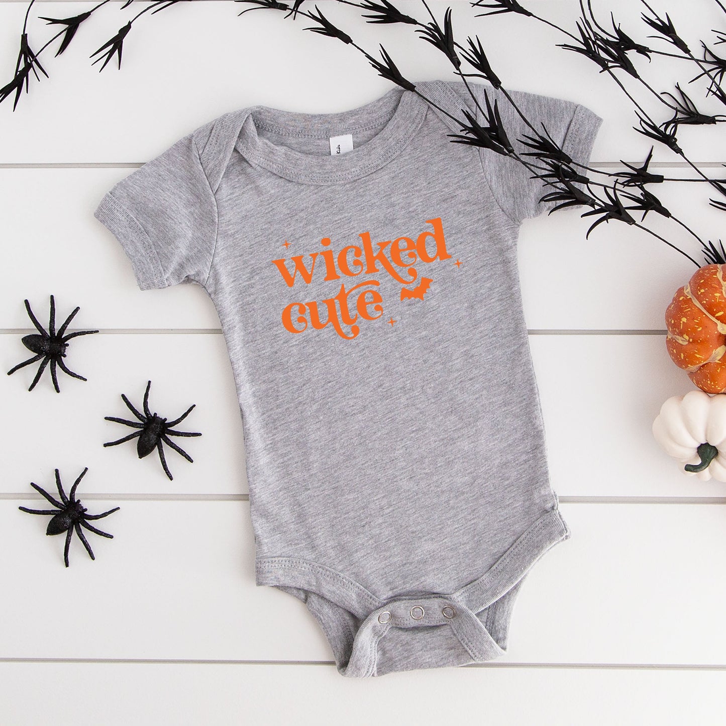 Wicked Cute Bat | Baby Graphic Short Sleeve Bodysuit