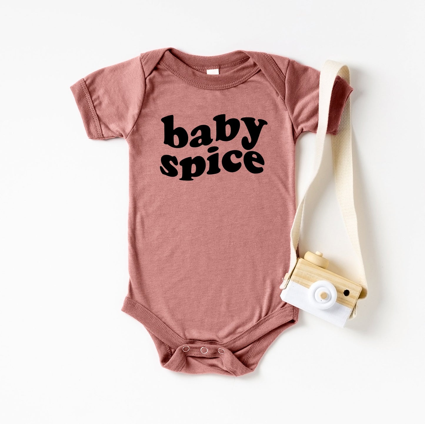Baby Spice Bold | Baby Graphic Short Sleeve Bodysuit