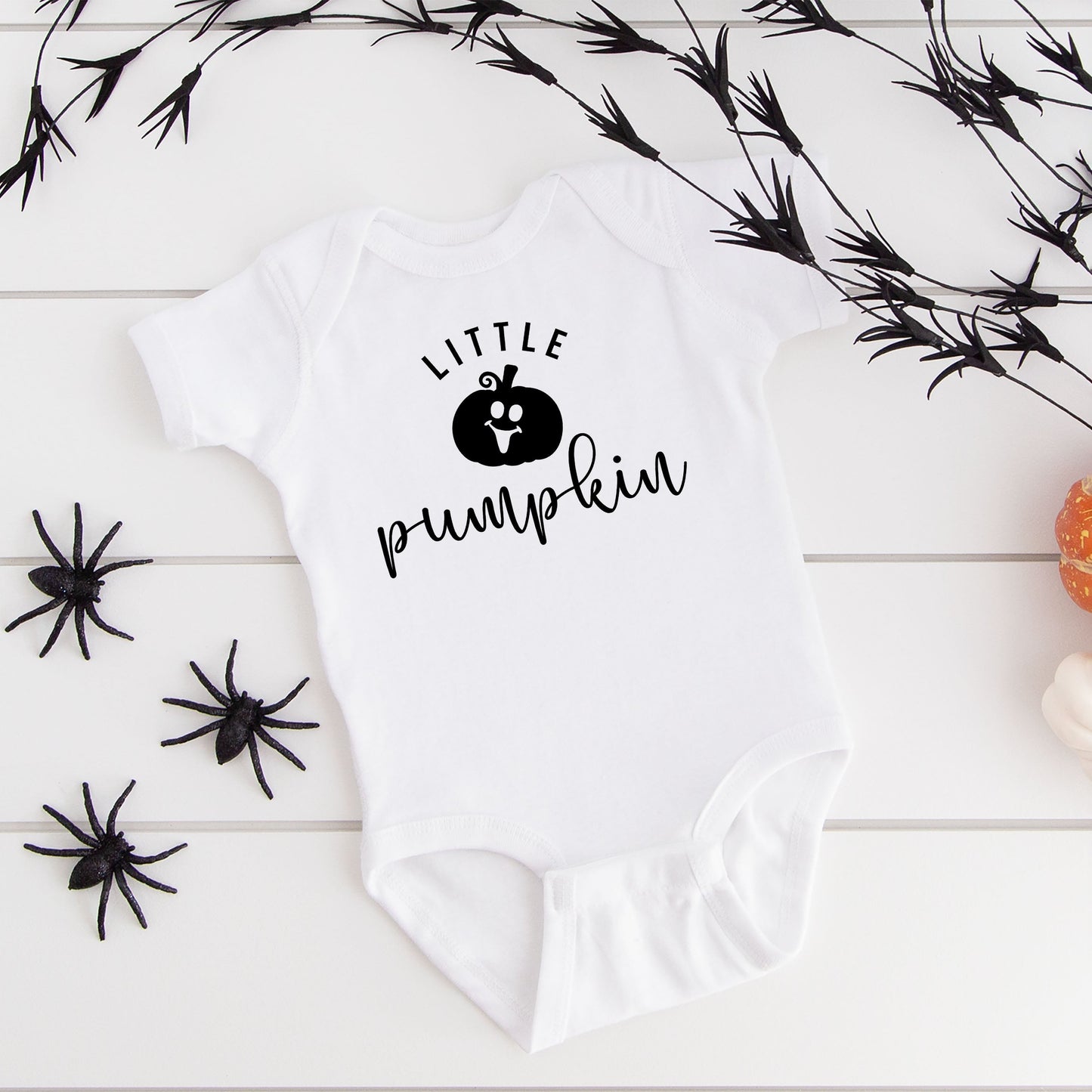 Little Pumpkin | Baby Graphic Short Sleeve Bodysuit