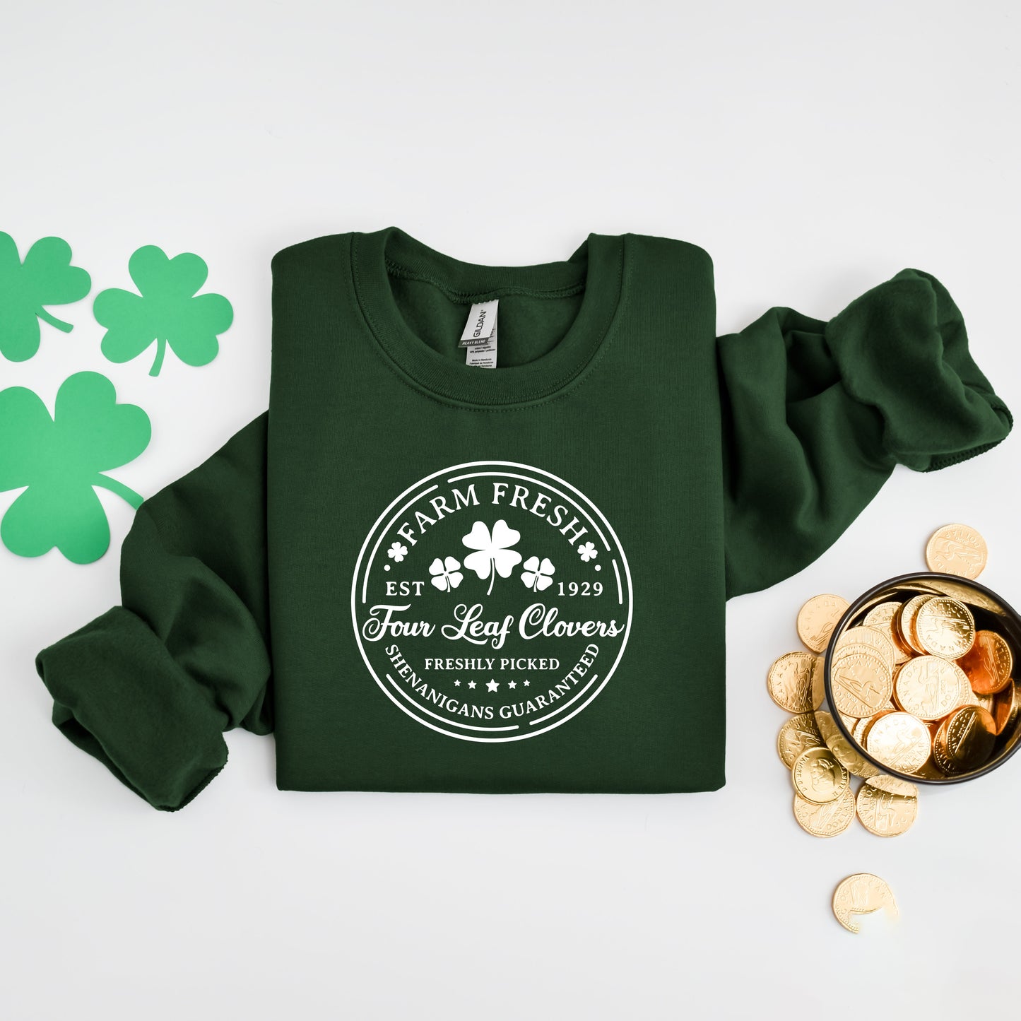 Farm Fresh Four Leaf Clovers | Sweatshirt