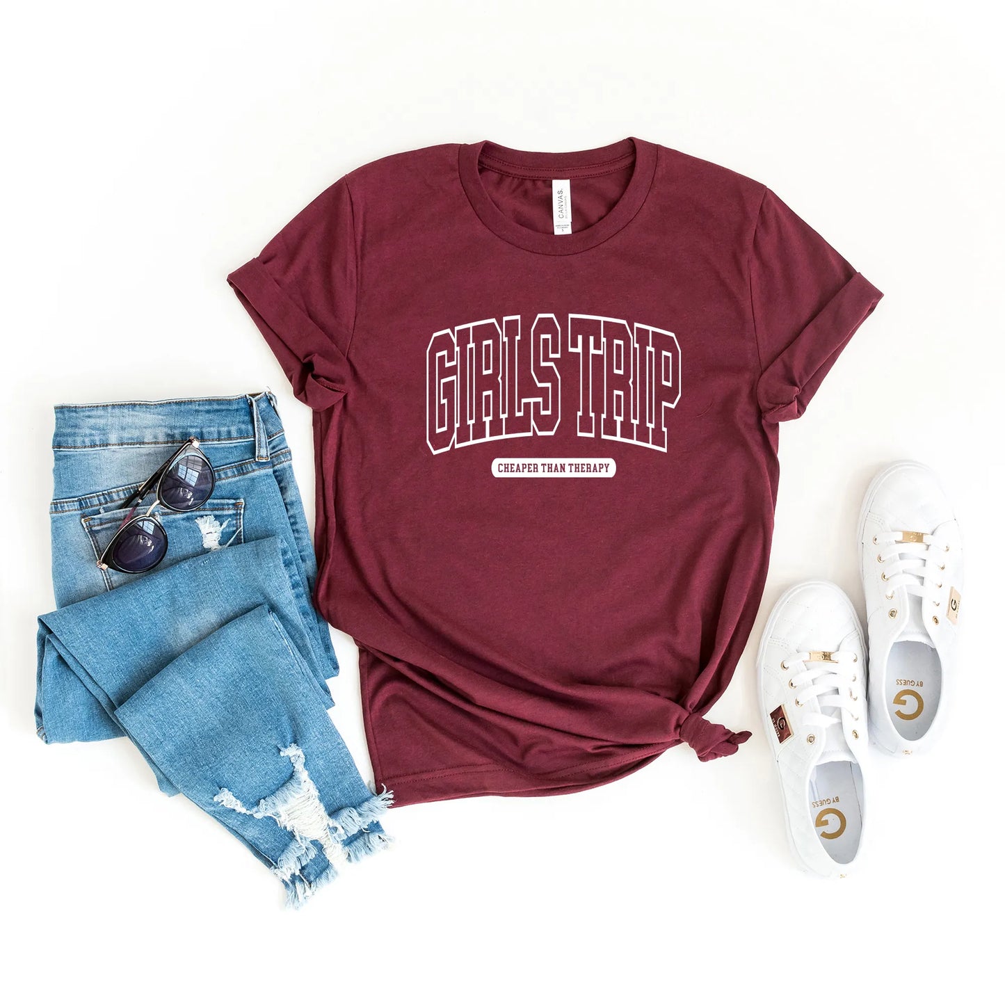 Girls Trip Varsity | Short Sleeve Graphic Tee