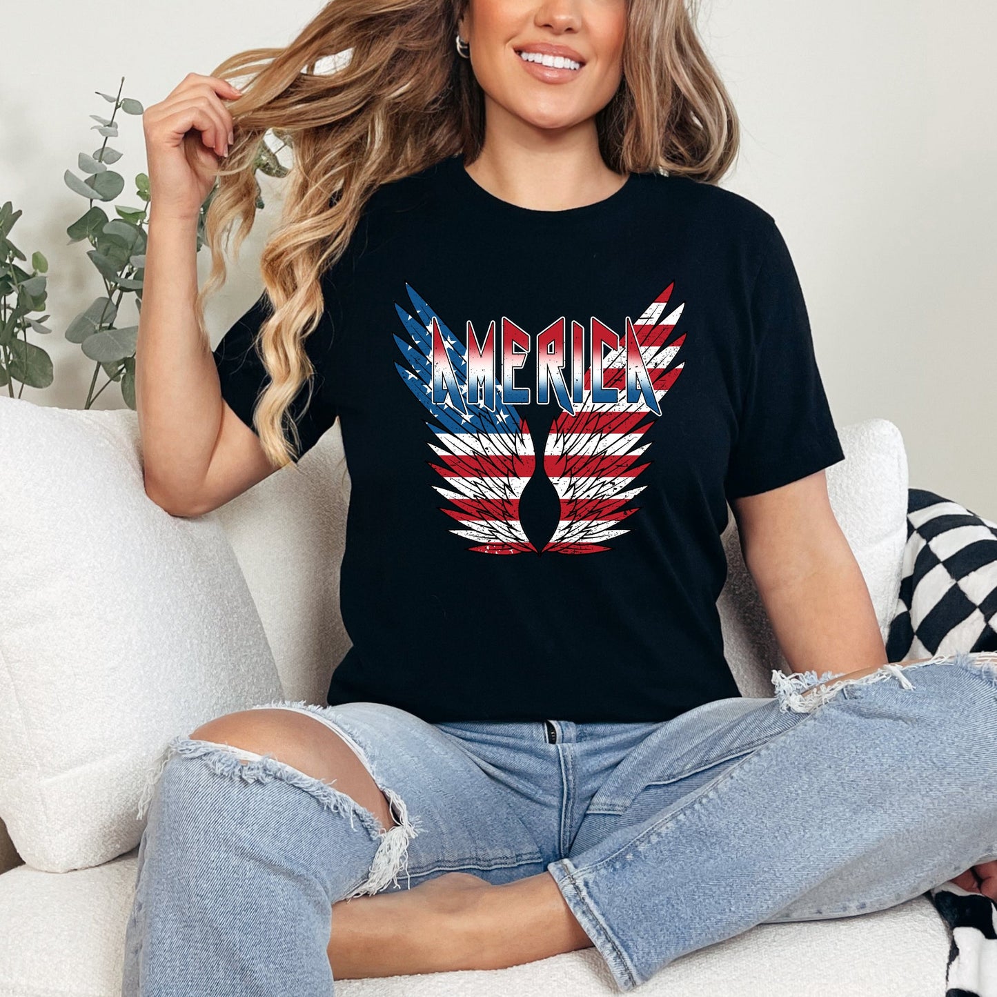 America Wings | Short Sleeve Graphic Tee