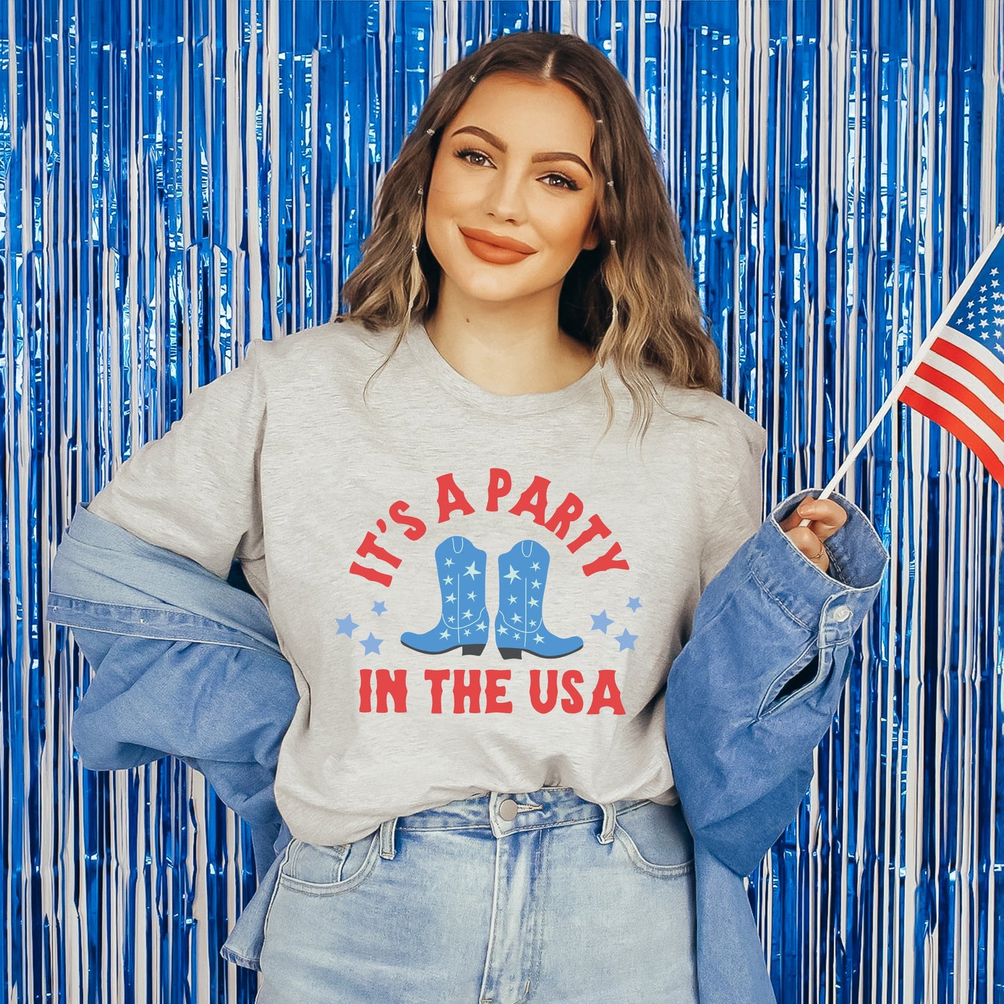 It's A Party Boots | Garment Dyed Short Sleeve Tee