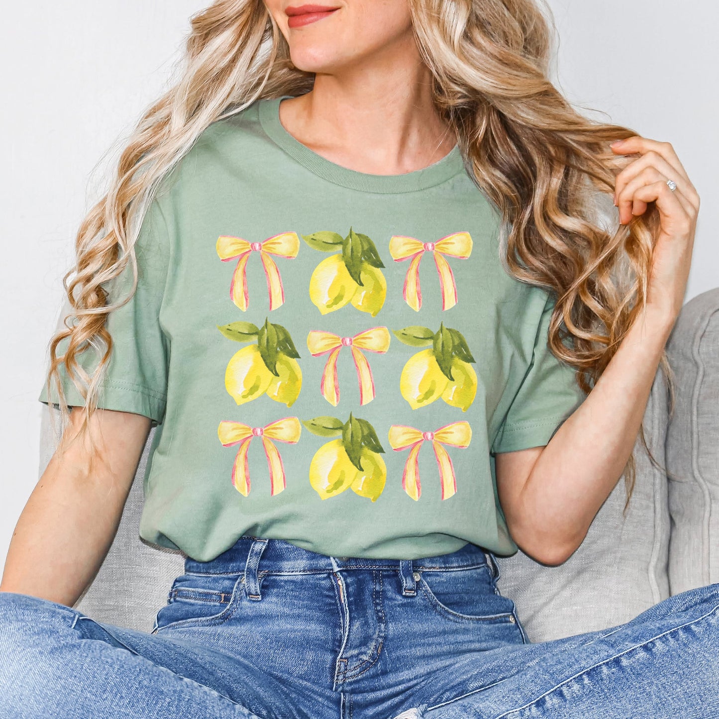 Coquette Lemon Bow Chart | Short Sleeve Graphic Tee