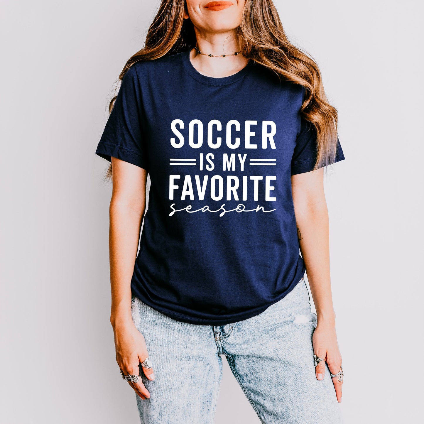 Soccer Is My Favorite Season | Short Sleeve Graphic Tee