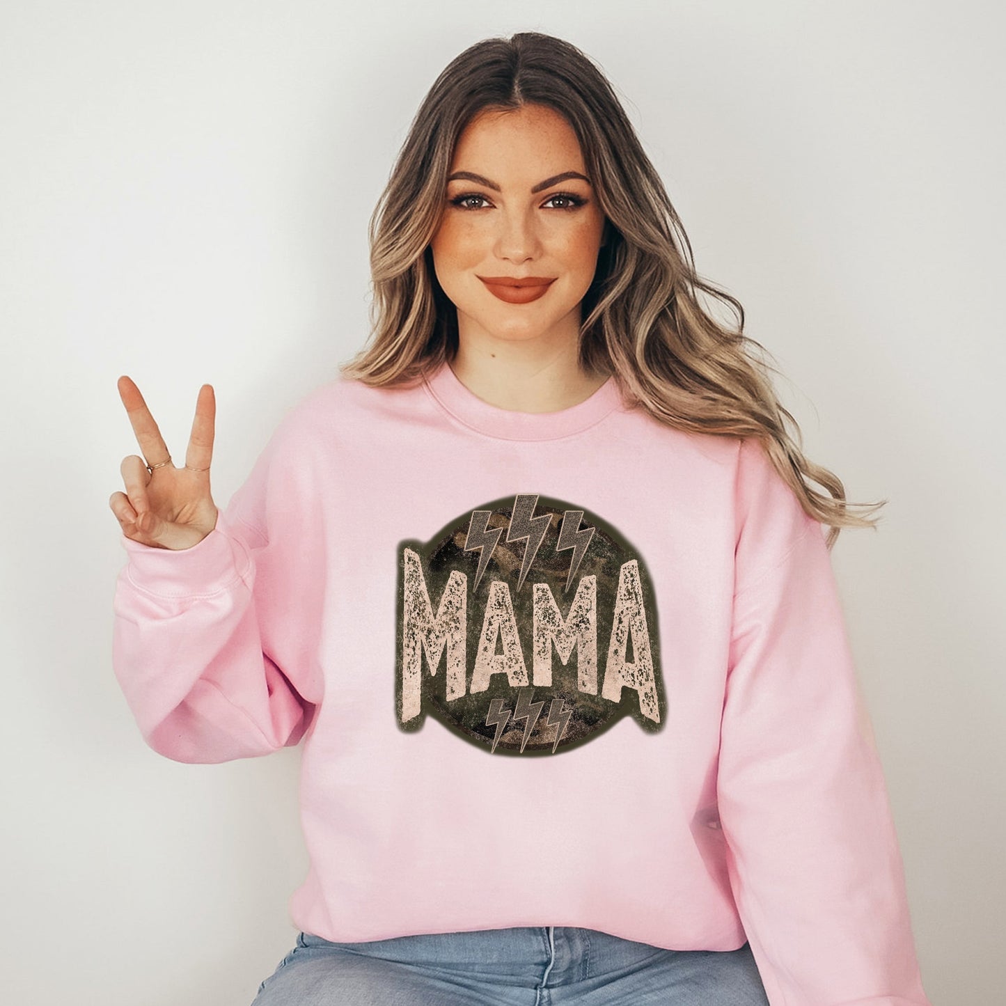 Boho Mama Lightning Bolts | Sweatshirt