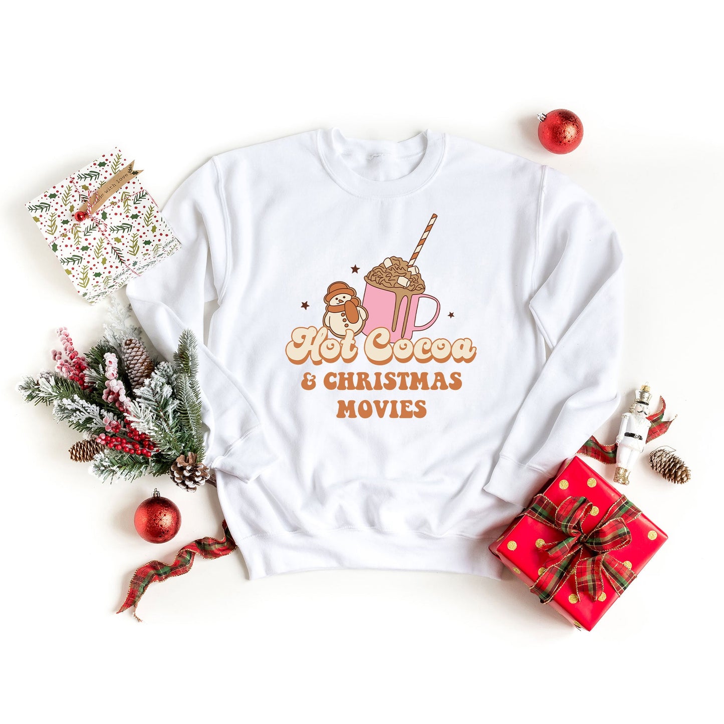 Hot Cocoa and Christmas Movies | Sweatshirt