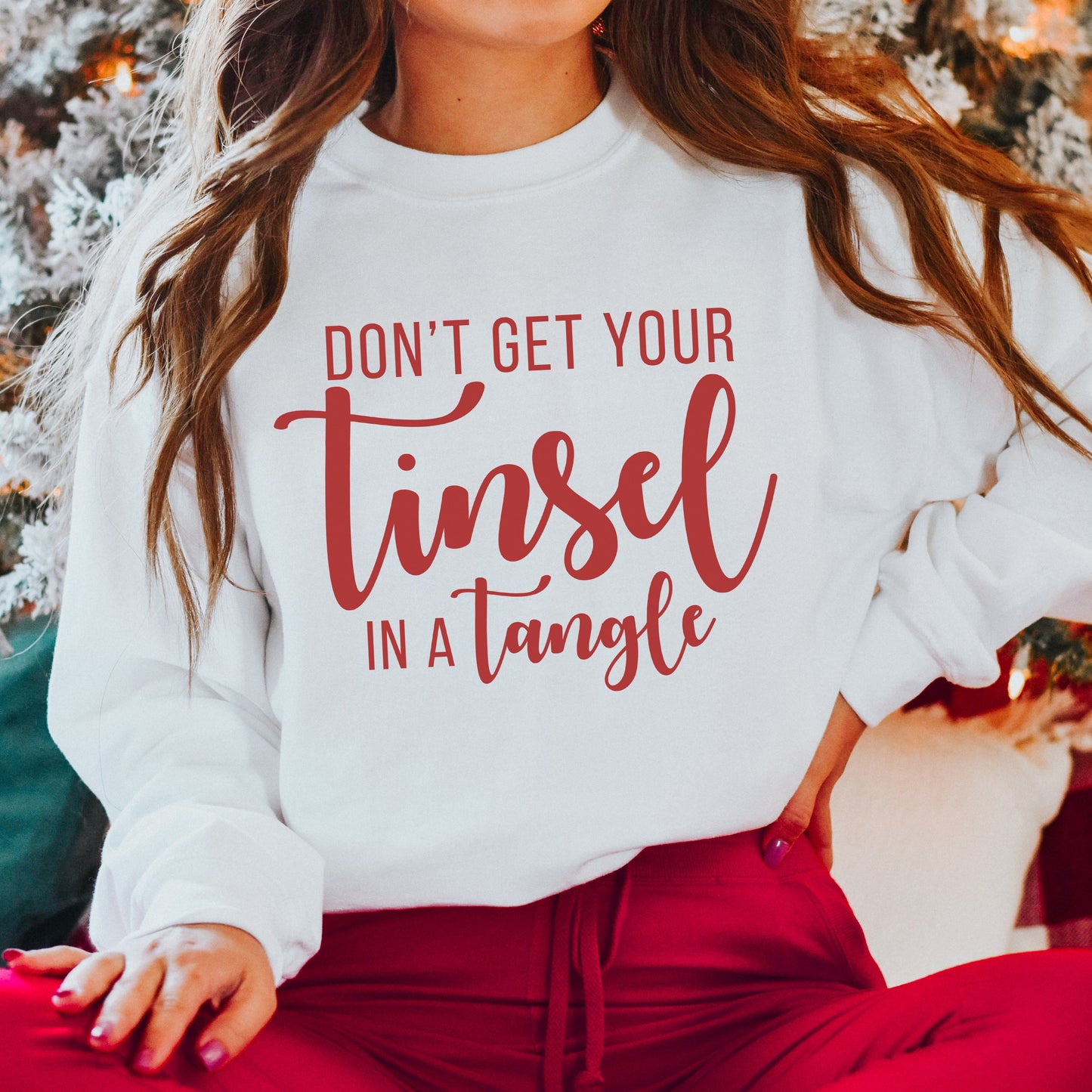 Don't Get Your Tinsel In A Tangle | Sweatshirt