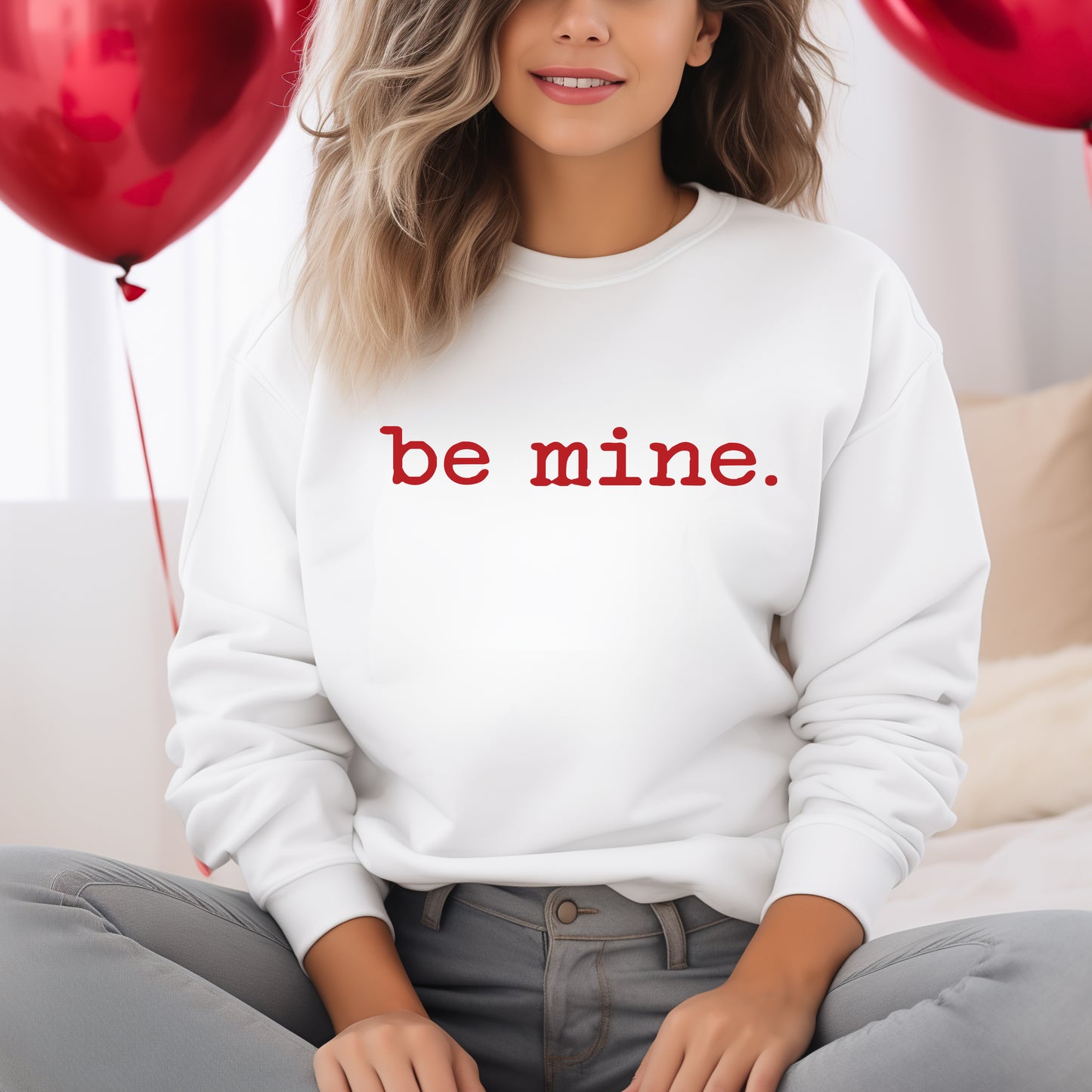 Be Mine Typewriter | Sweatshirt