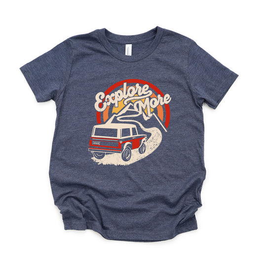 Explore More Bronco | Youth Short Sleeve Crew Neck