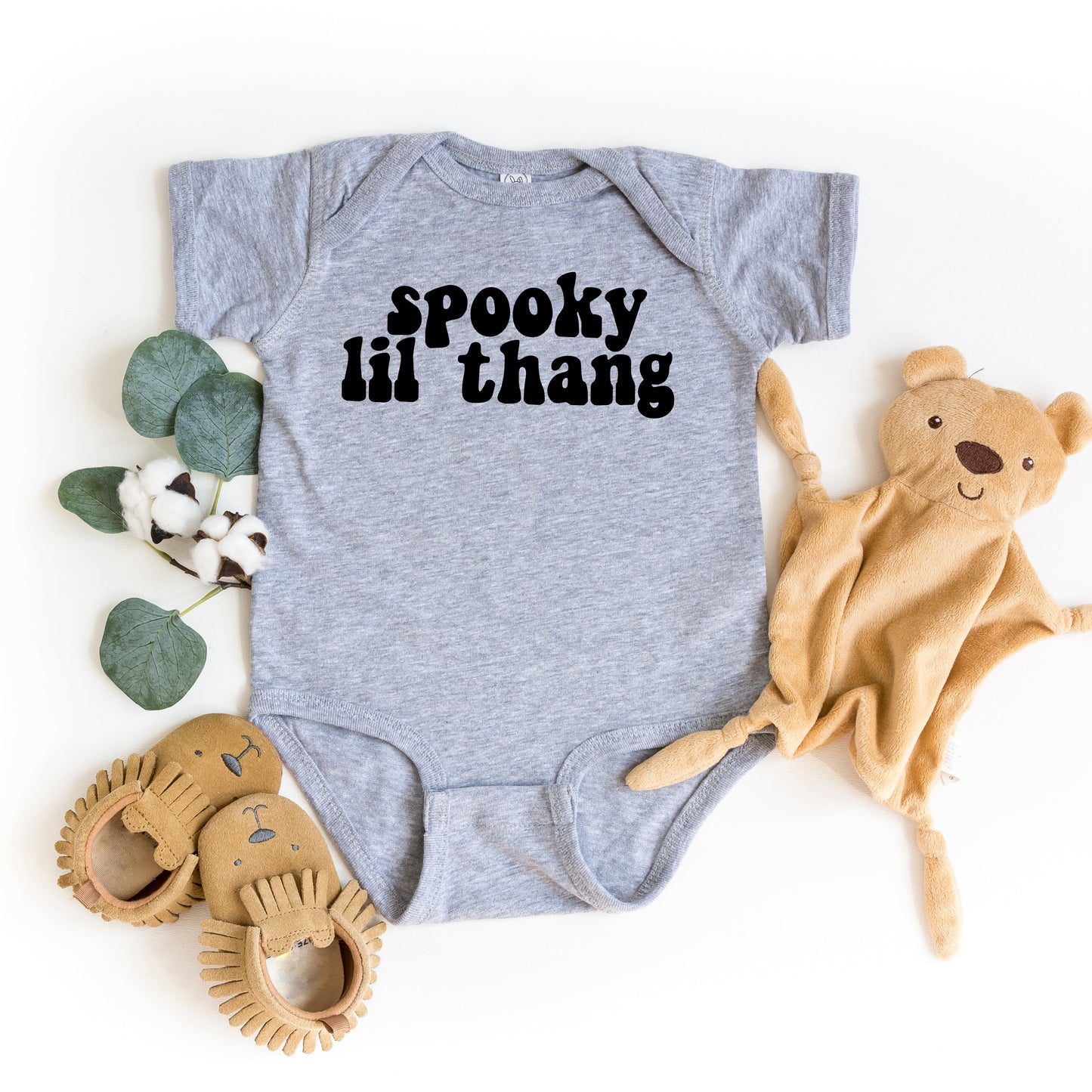 Spooky Lil Thang | Baby Graphic Short Sleeve Bodysuit