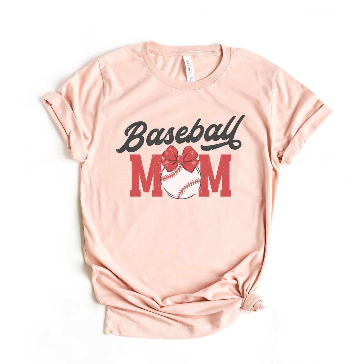 Coquette Baseball Mom | Short Sleeve Graphic Tee