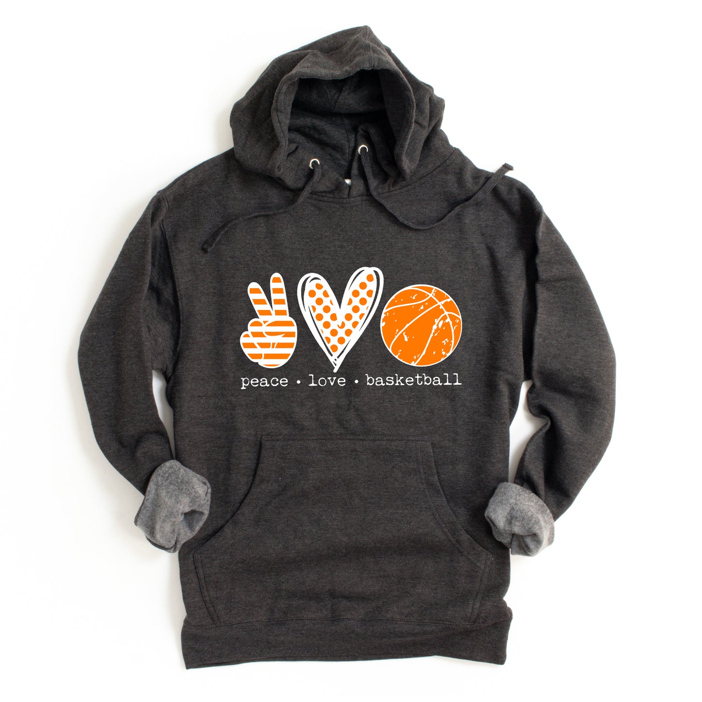 Peace Love Basketball (Colorful) | Hoodie