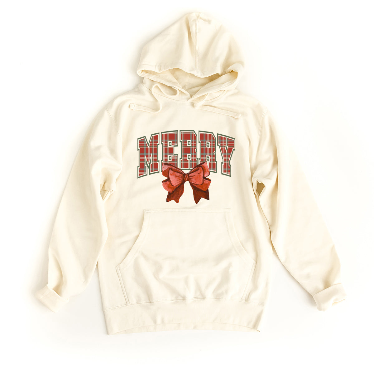 Coquette Plaid Merry | Hoodie