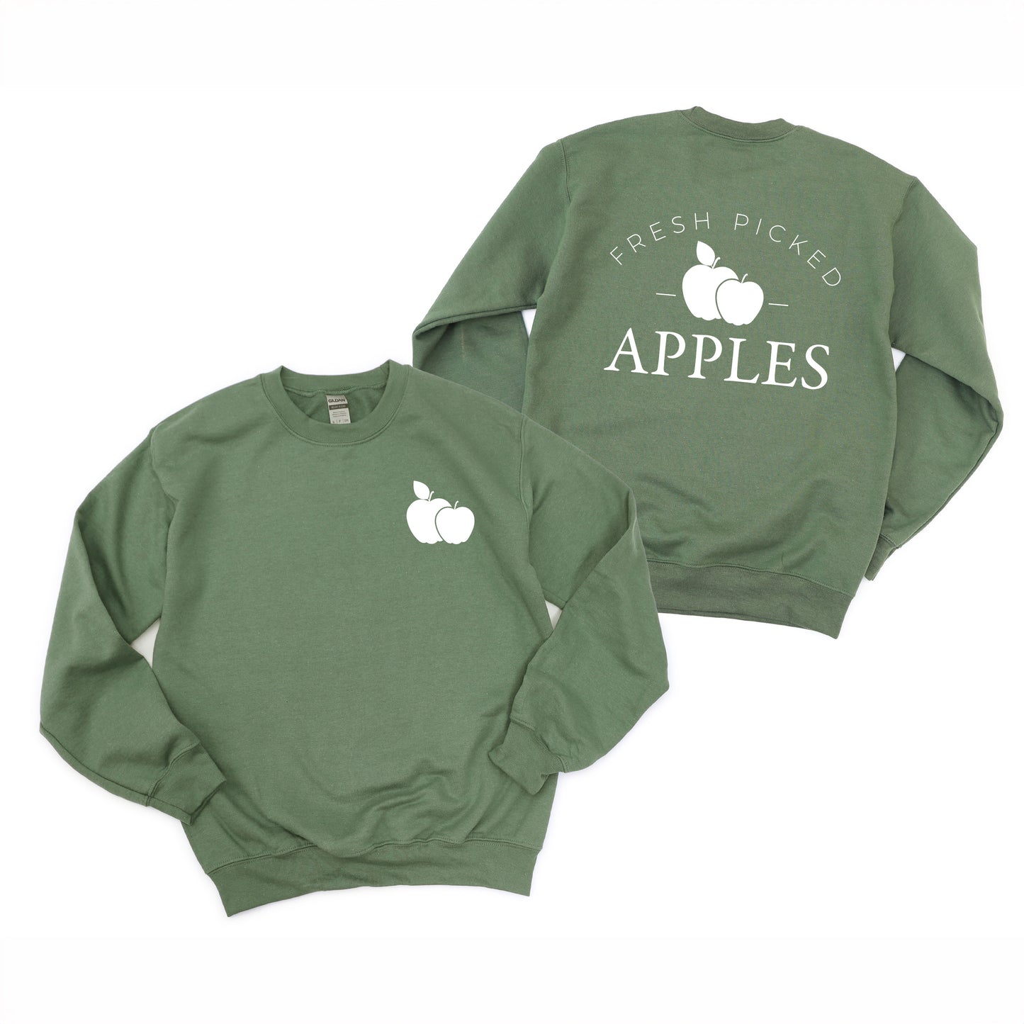 Fresh Picked Apples| Sweatshirt | Front and Back Design