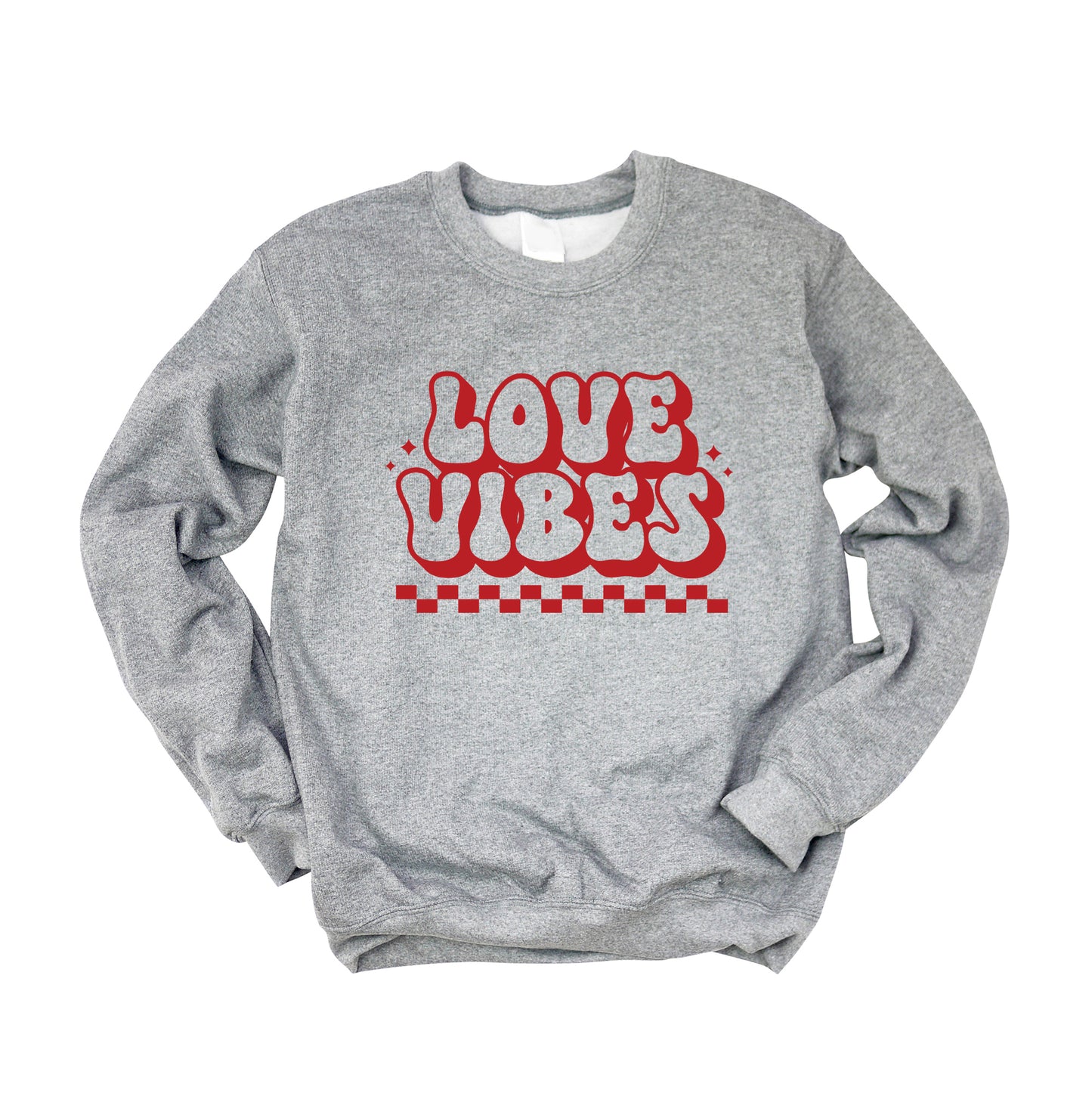 Love Vibes Checkered | Sweatshirt