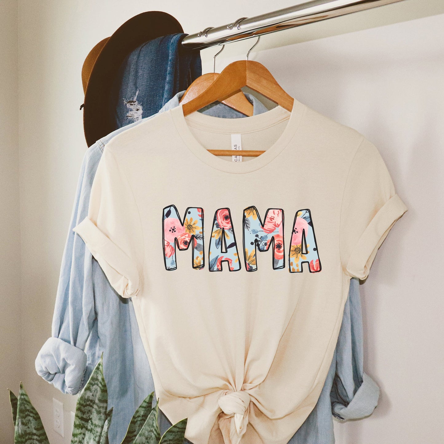 Mama Summer Floral | Short Sleeve Graphic Tee