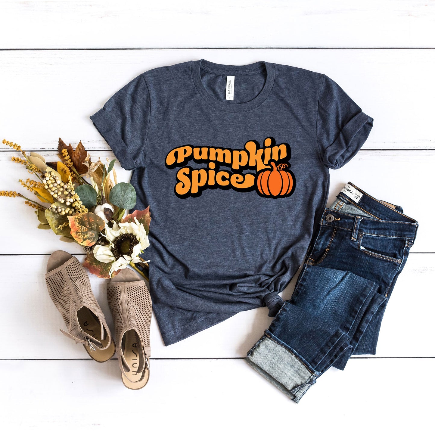 Retro Pumpkin Spice | Short Sleeve Graphic Tee