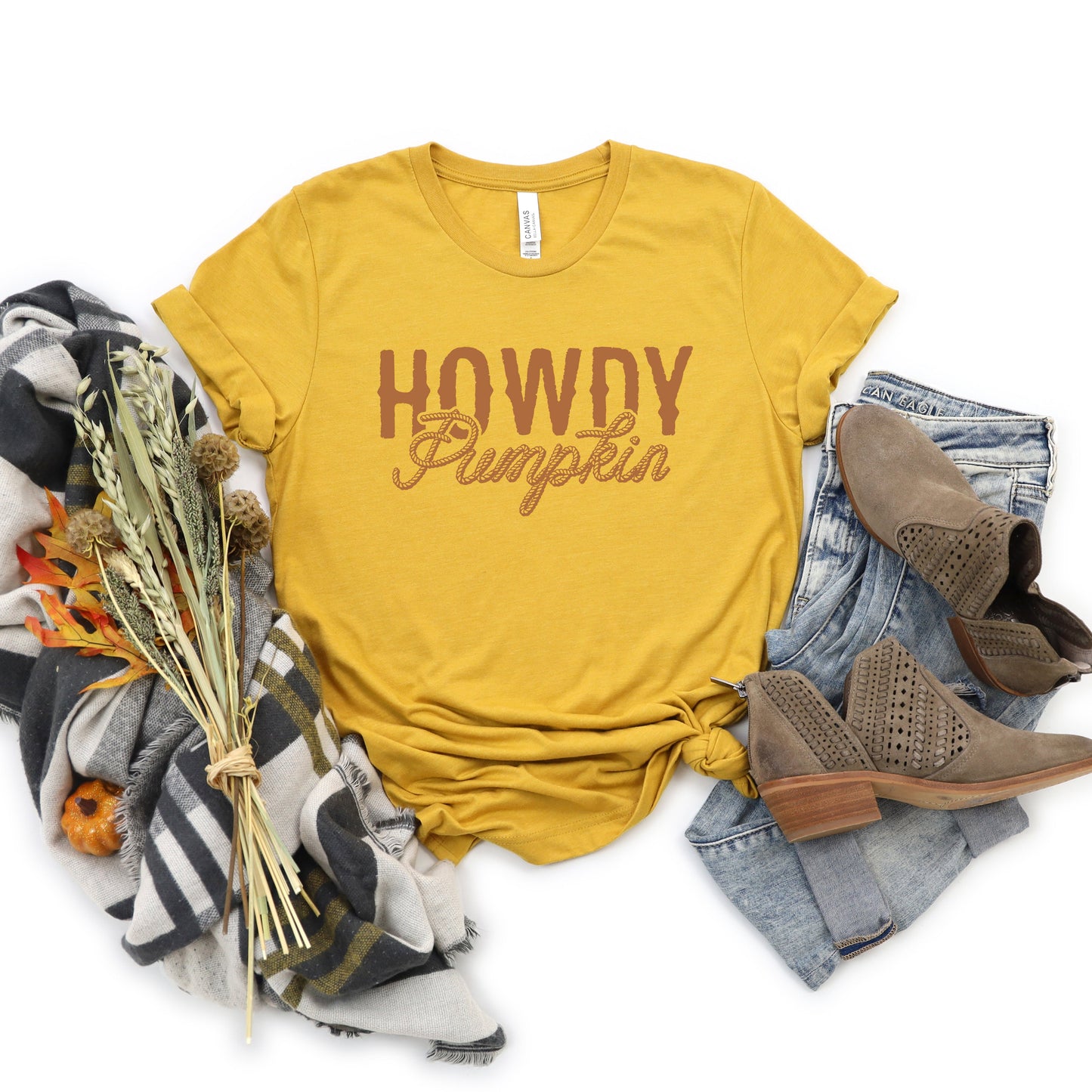 Howdy Pumpkin Rope | Short Sleeve Graphic Tee